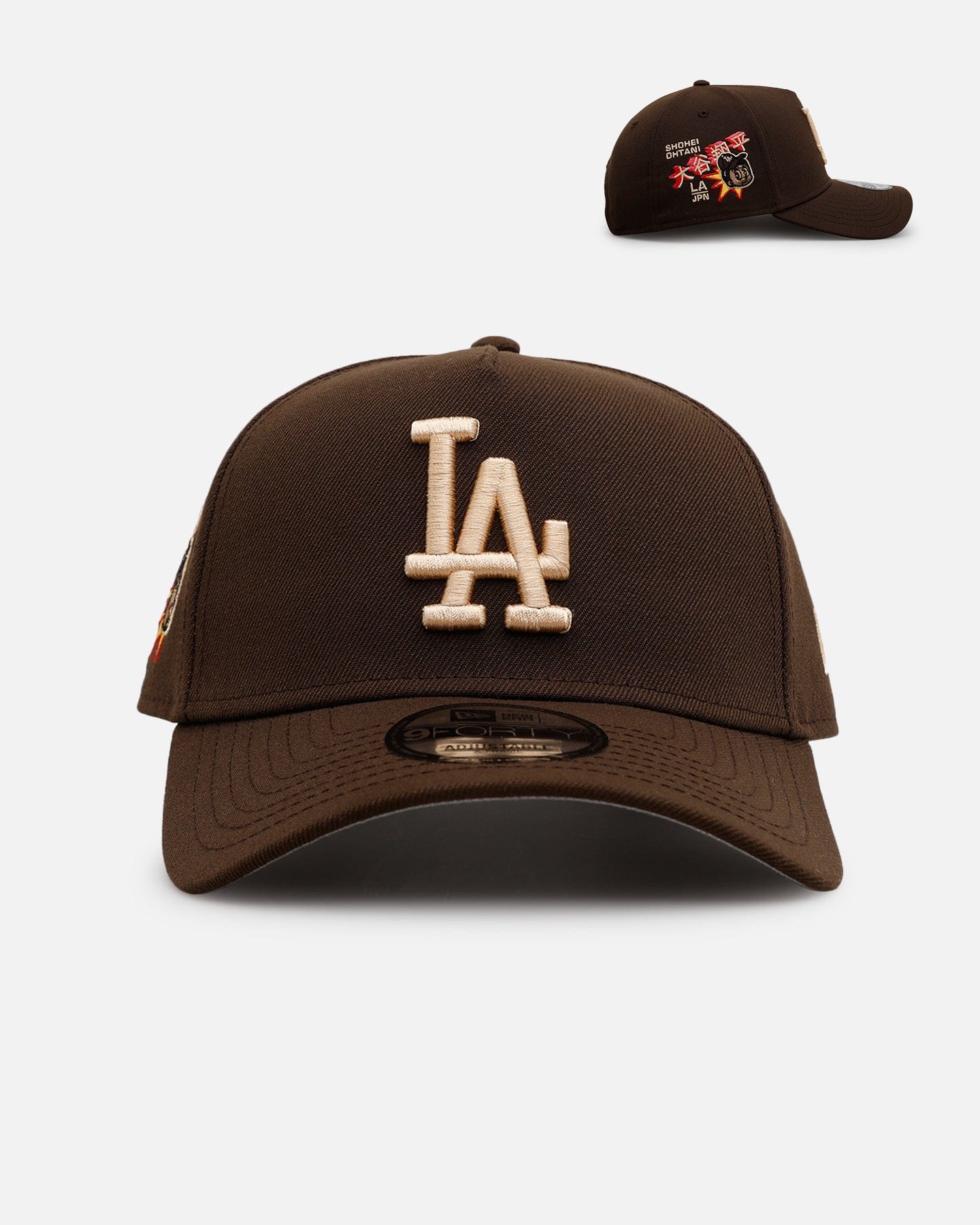 New Era Los Angeles Dodgers Ohtani Side Patch Ohtani 9FORTY A - Frame Snapback Walnut