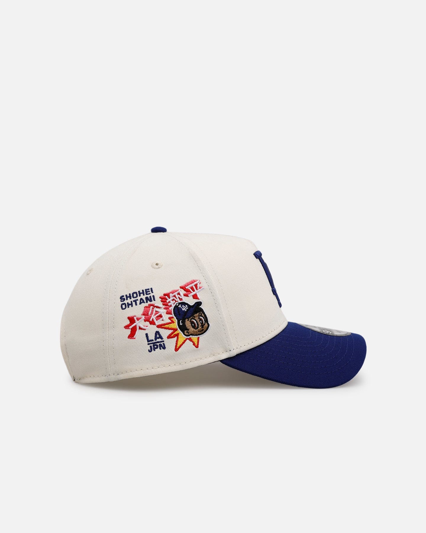 New Era Los Angeles Dodgers Ohtani Side Patch Ohtani 9FORTY A - Frame Snapback Chrome/Dark Royal