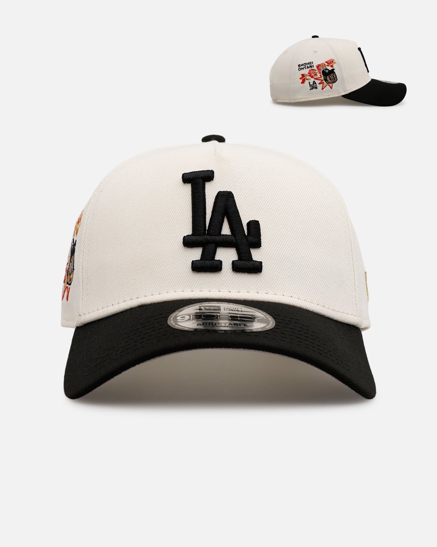 New Era Los Angeles Dodgers Ohtani Side Patch Ohtani 9FORTY A - Frame Snapback Chrome/Black