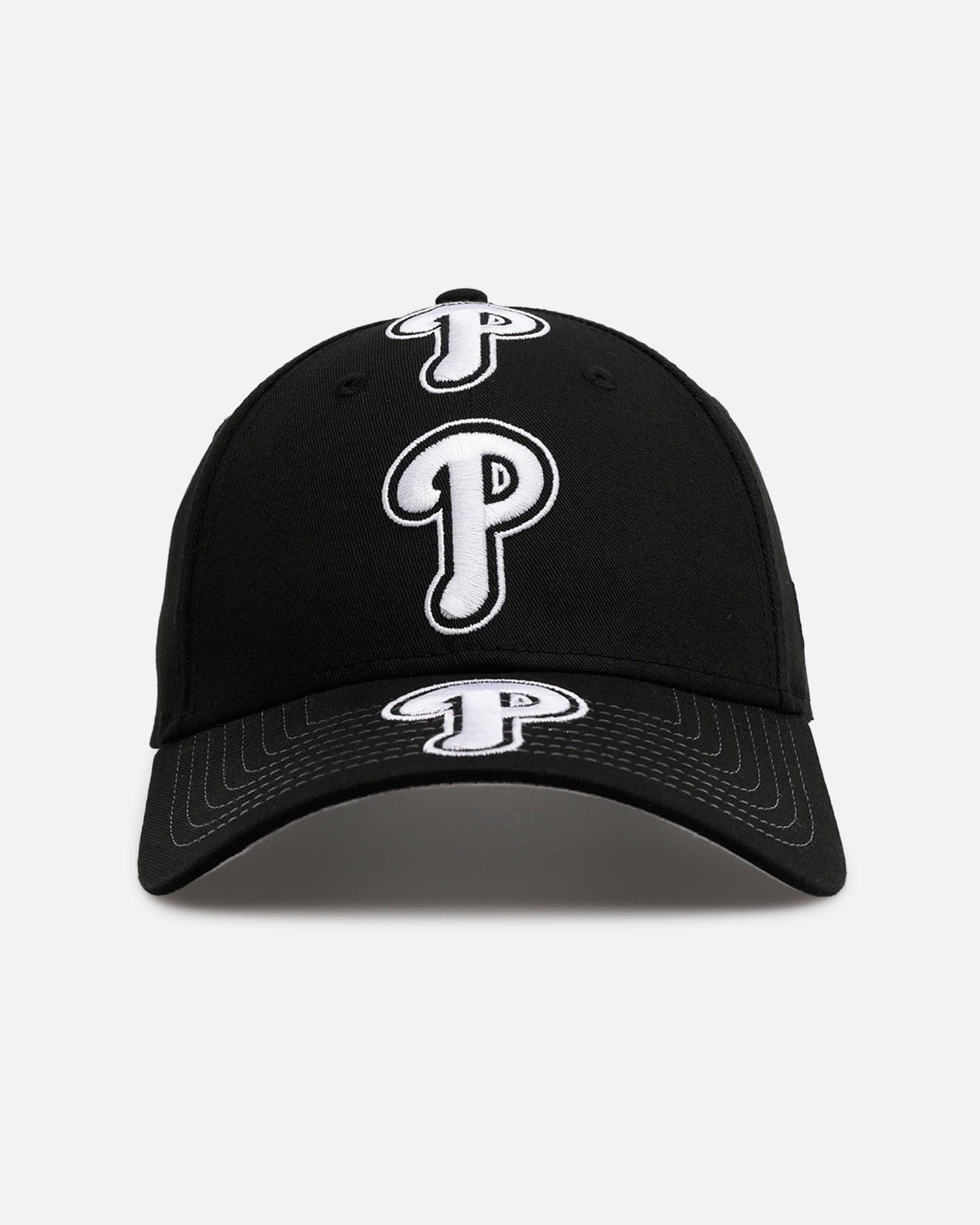 New Era Philadelphia Phillies Spine 9FORTY A - Frame Strapback Black/White