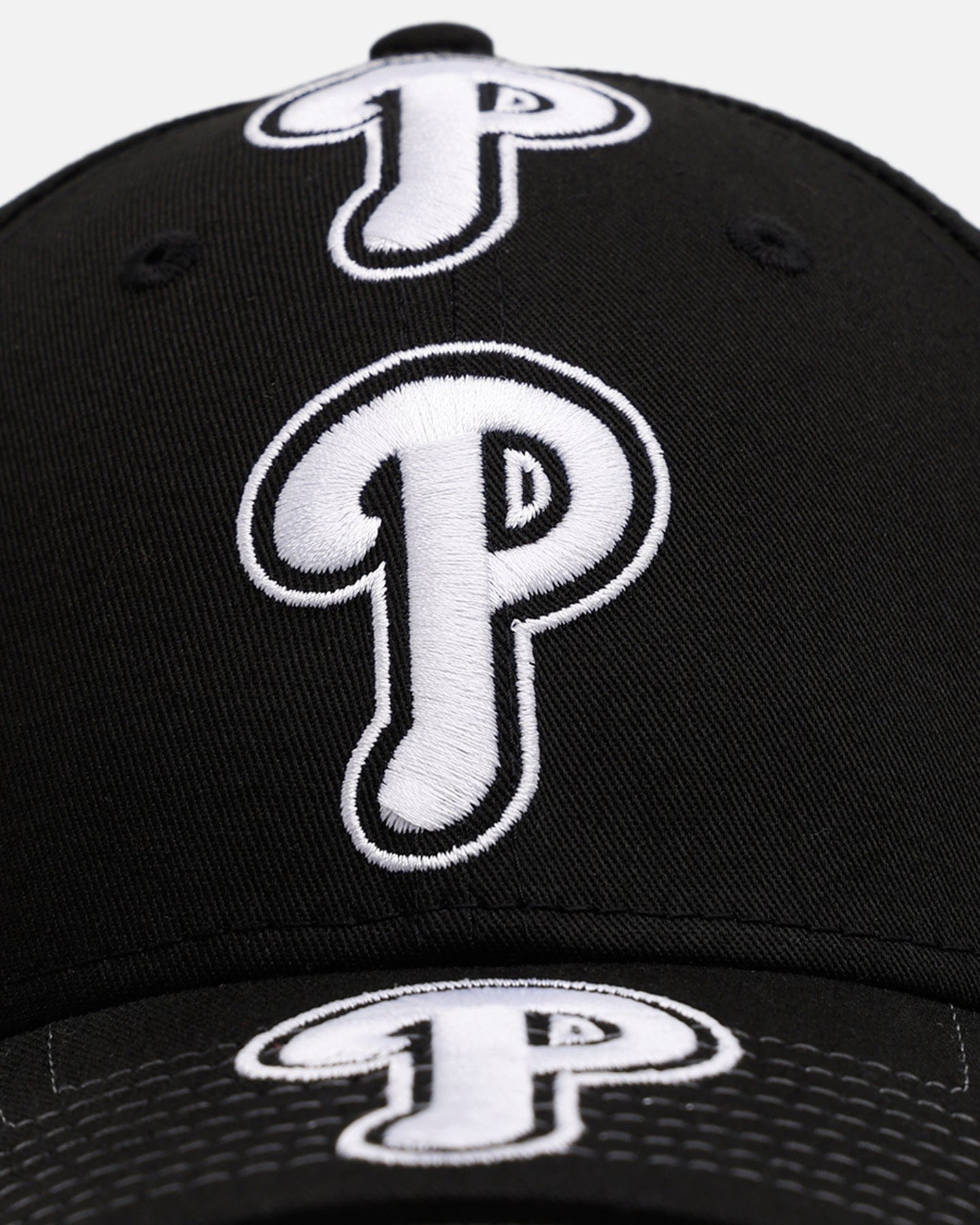 New Era Philadelphia Phillies Spine 9FORTY A - Frame Strapback Black/White