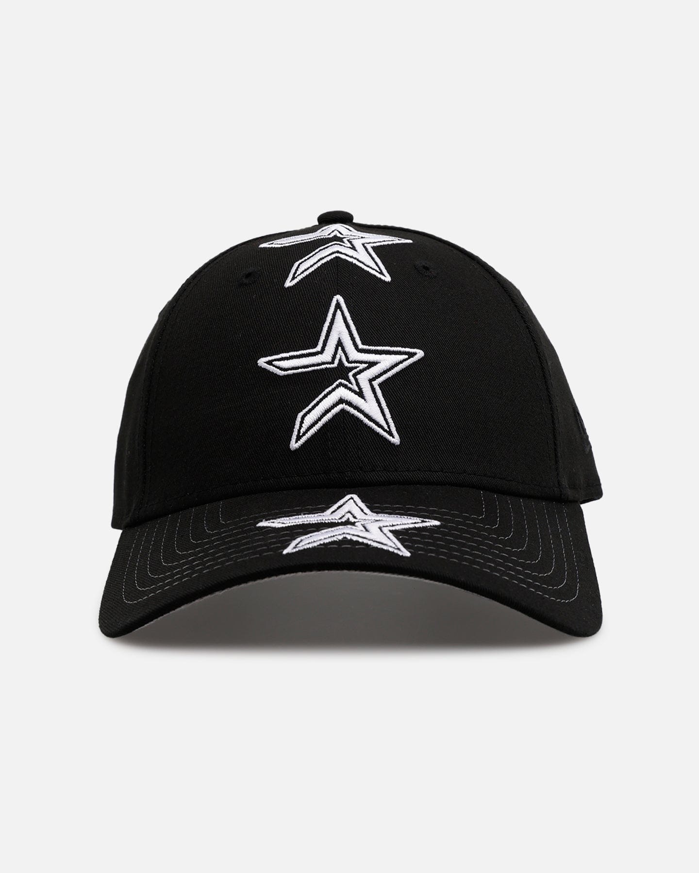 New Era Houston Astros Spine 9FORTY A - Frame Strapback Black/White