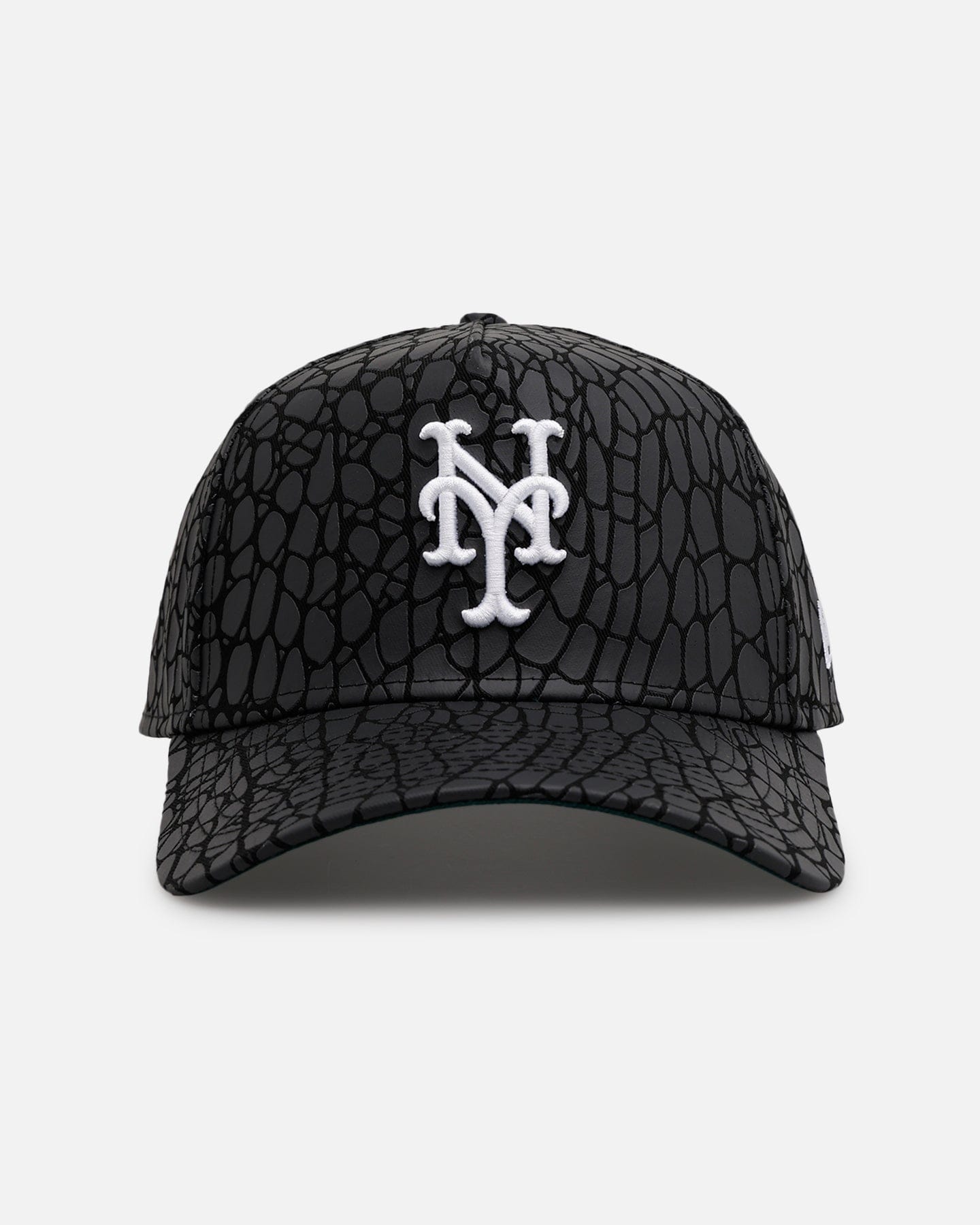 New Era New York Mets Croc Skin 9FORTY A - Frame Snapback Black