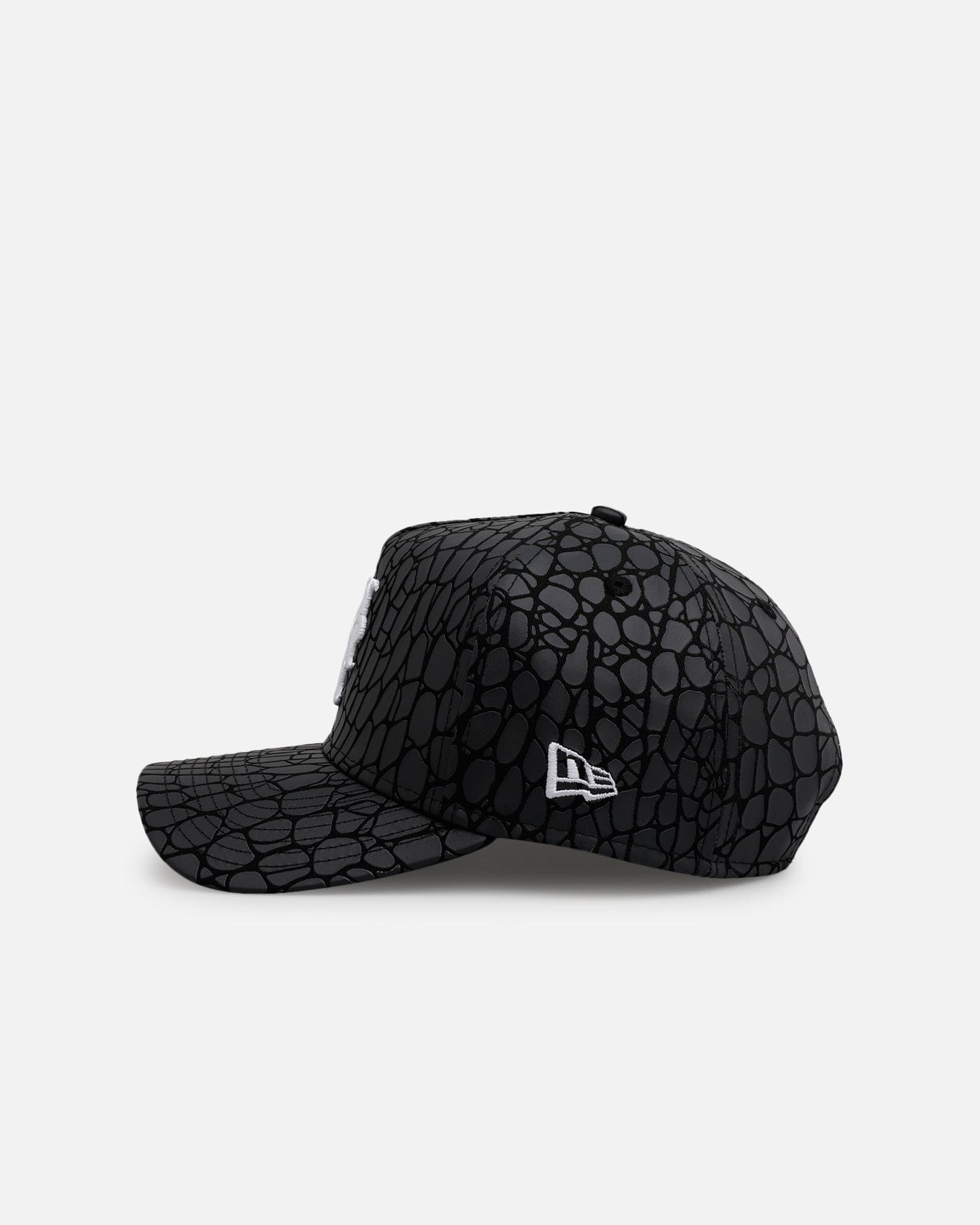 New Era New York Mets Croc Skin 9FORTY A - Frame Snapback Black