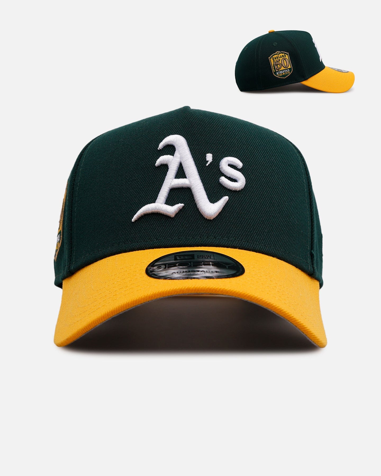 New Era Oakland Athletics Oakland Forever 9FORTY A - Frame Snapback Green/Yellow