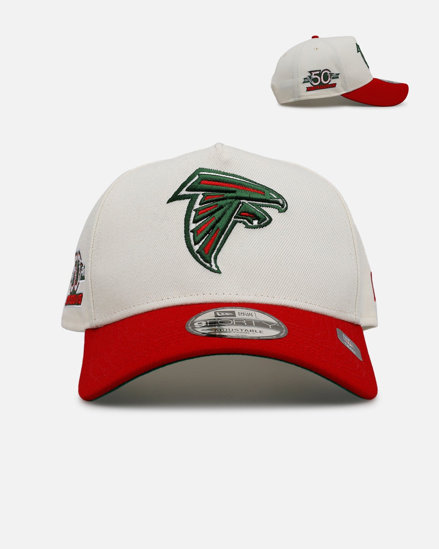 New Era Atlanta Falcons Strawberry 9FORTY A - Frame Snapback Chrome/Red