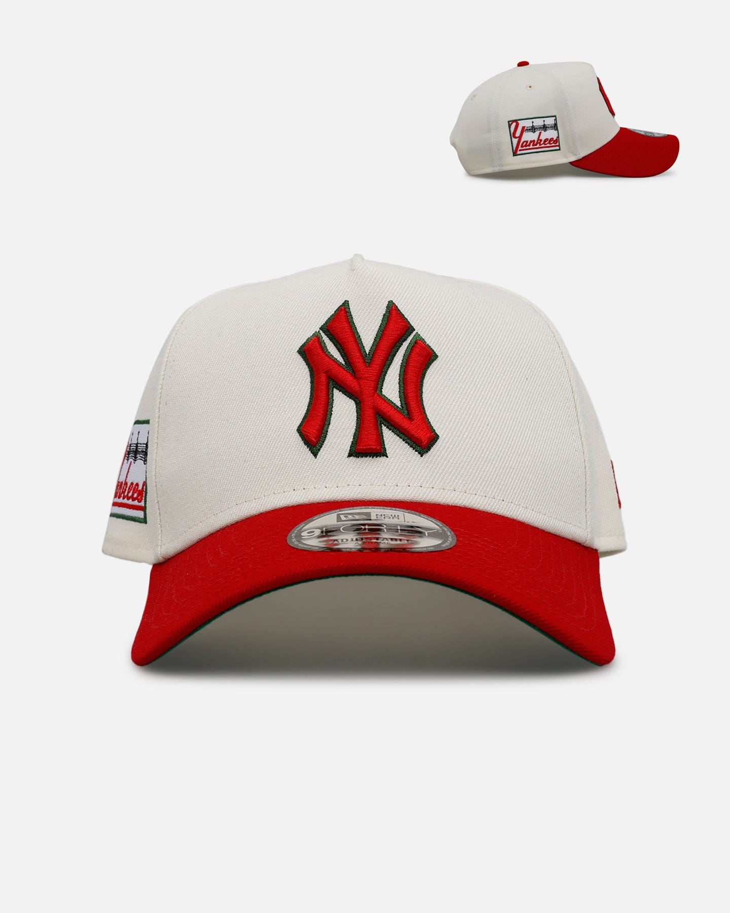 New Era New York Yankees Strawberry 9FORTY A - Frame Snapback Chrome/Red