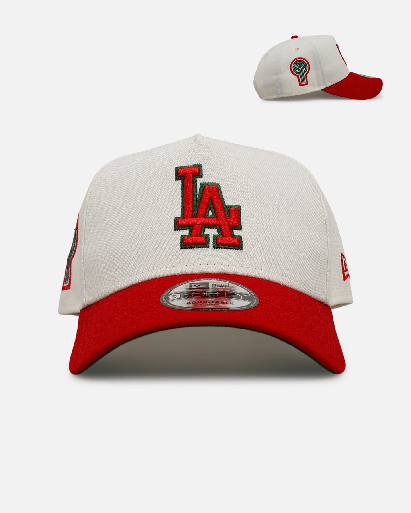 New Era Los Angeles Dodgers Strawberry 9FORTY A - Frame Snapback Chrome/Red