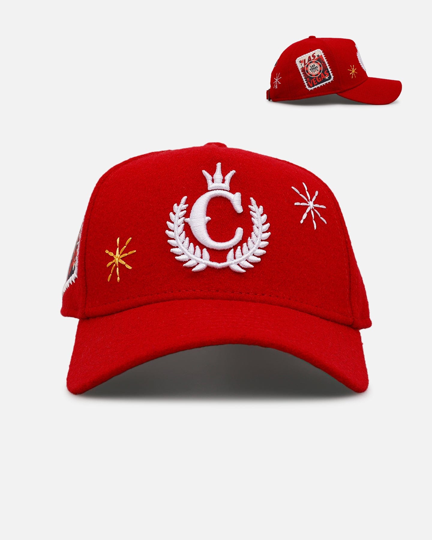 New Era x Culture Kings Lost Wages 9FORTY A - Frame Snapback Red