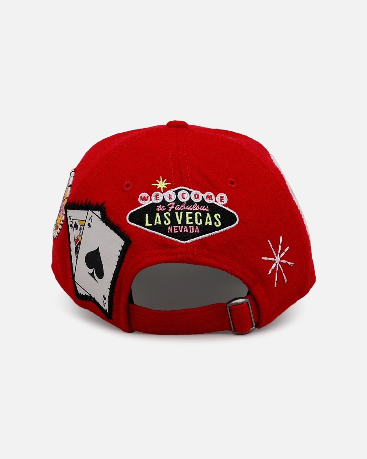 New Era x Culture Kings Lost Wages 9FORTY A - Frame Snapback Red