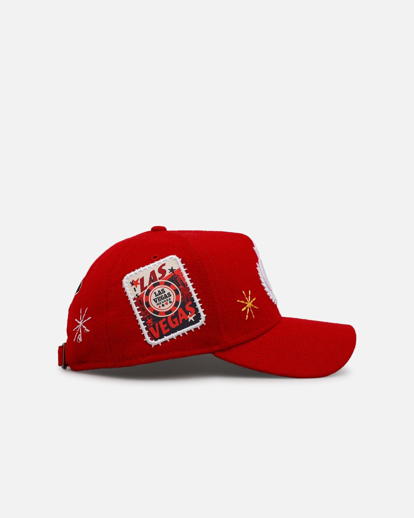 New Era x Culture Kings Lost Wages 9FORTY A - Frame Snapback Red