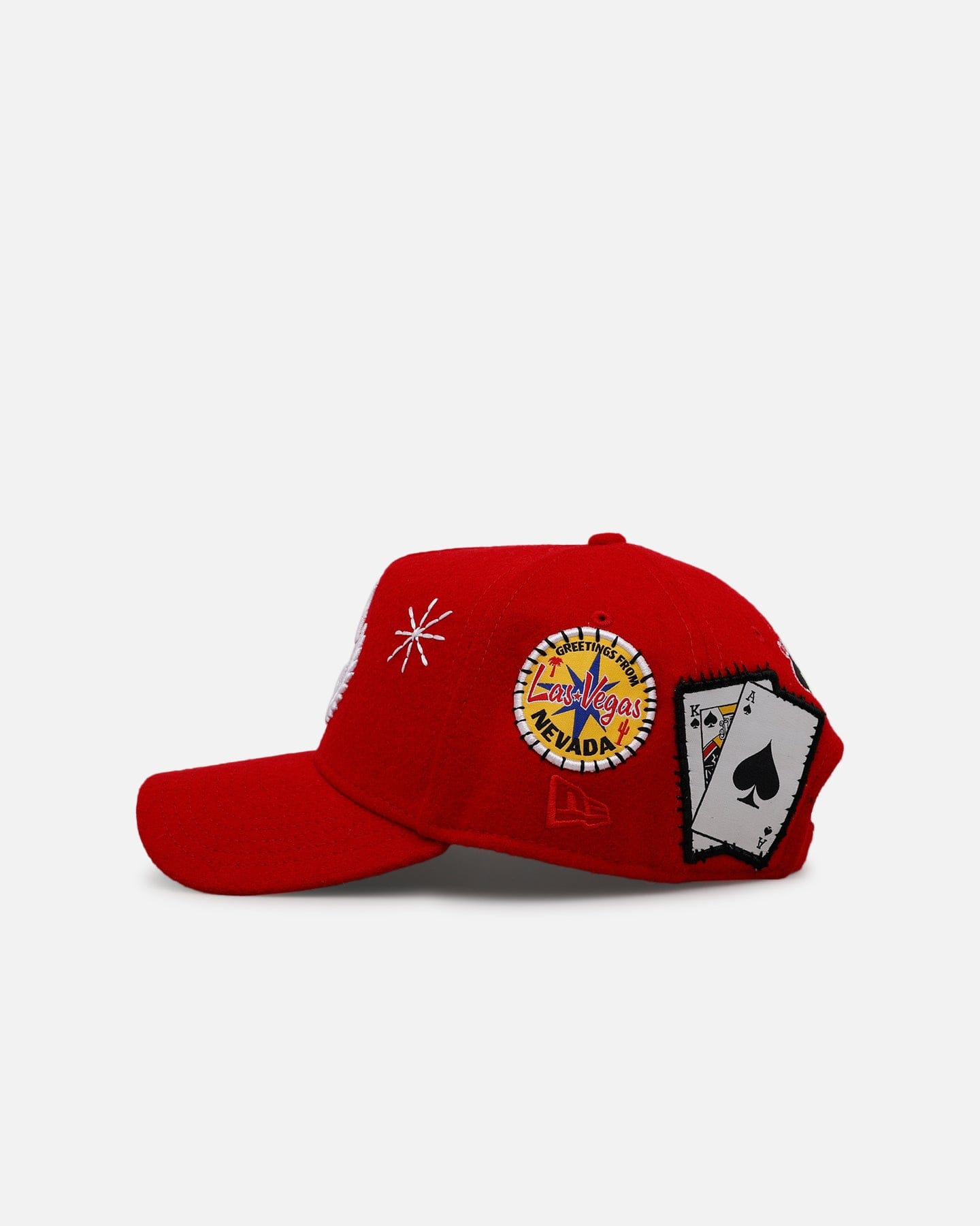New Era x Culture Kings Lost Wages 9FORTY A - Frame Snapback Red