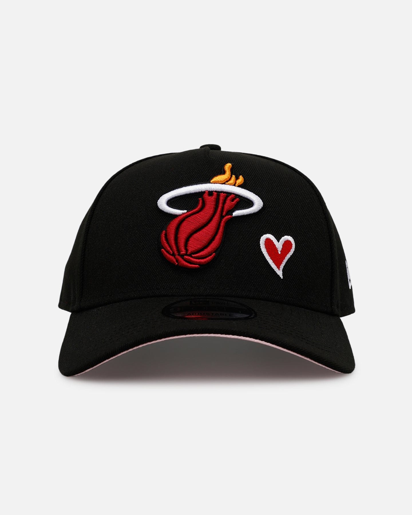 New Era Miami Heat Team Color Hearts 9FORTY A - Frame Snapback Official Team Color