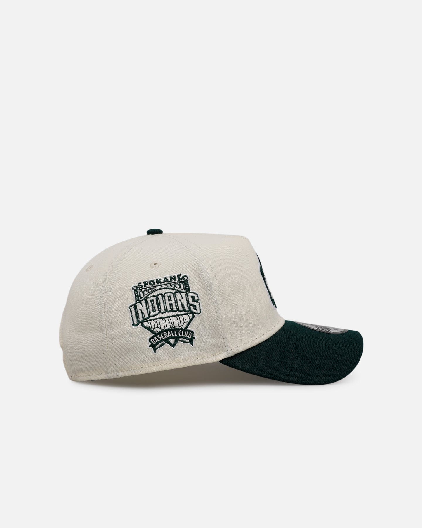 New Era Spokane Indians Evergreen 2.0 9FORTY A - Frame Snapback Chrome/Dark Green