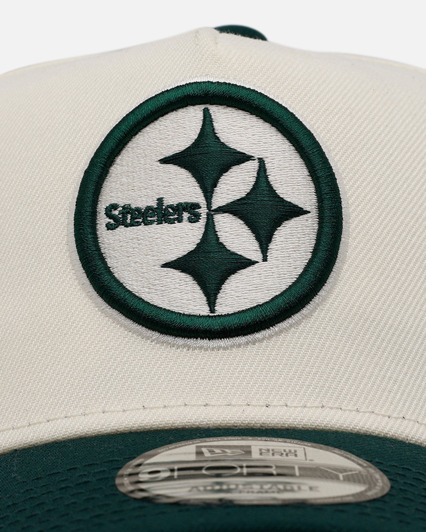 New Era Pittsburgh Steelers Evergreen 2.0 9FORTY A - Frame Snapback Chrome/Dark Green
