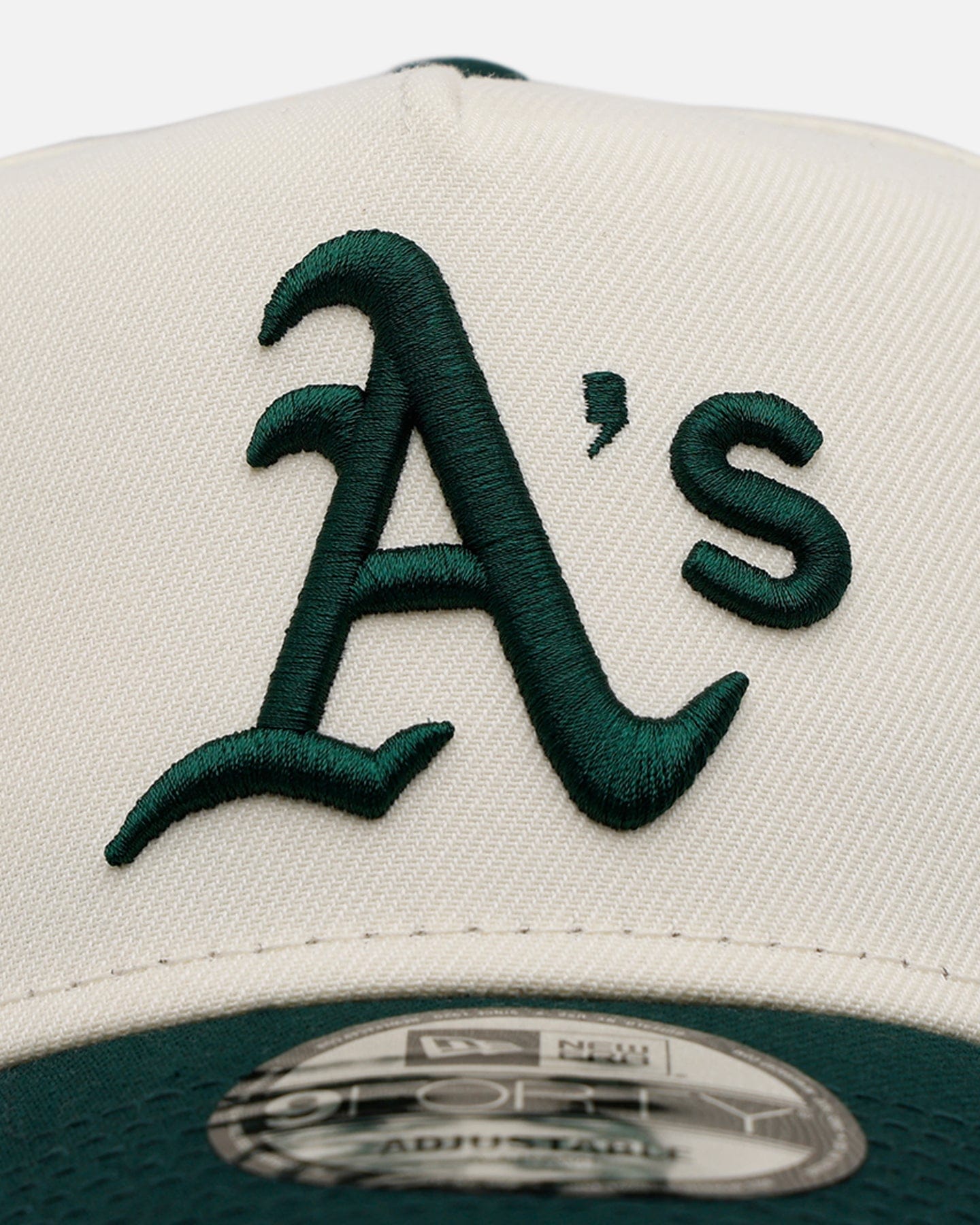 New Era Oakland Athletics Evergreen 2.0 9FORTY A - Frame Snapback Chrome/Dark Green