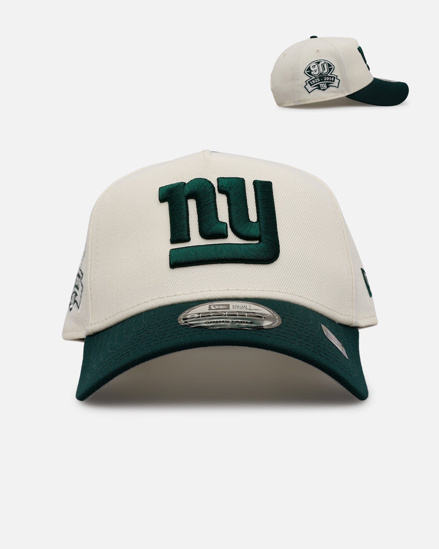 New Era New York Giants Evergreen 2.0 9FORTY A - Frame Snapback Chrome/Dark Green