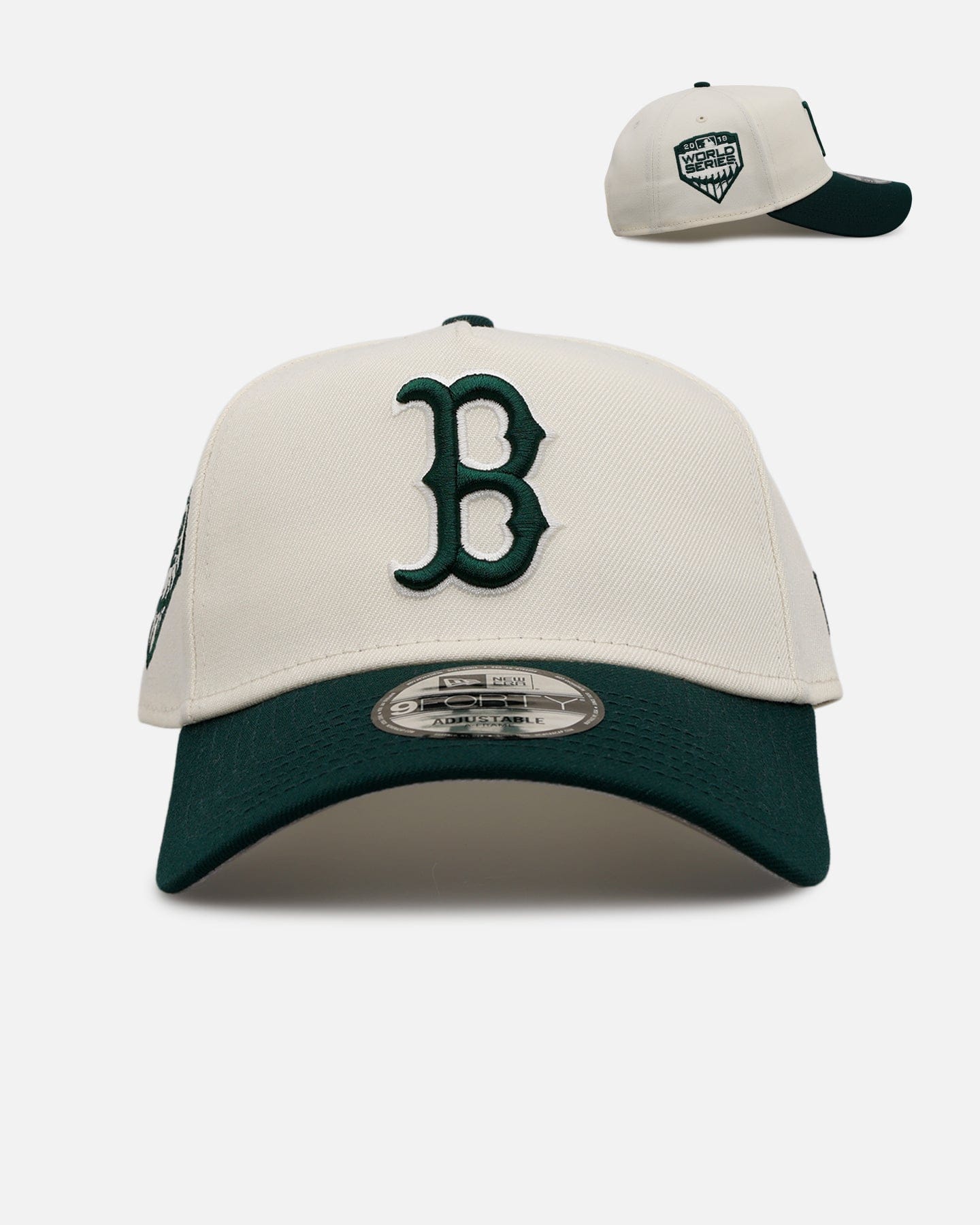 New Era Boston Red Sox Evergreen 2.0 9FORTY A - Frame Snapback Chrome/Dark Green