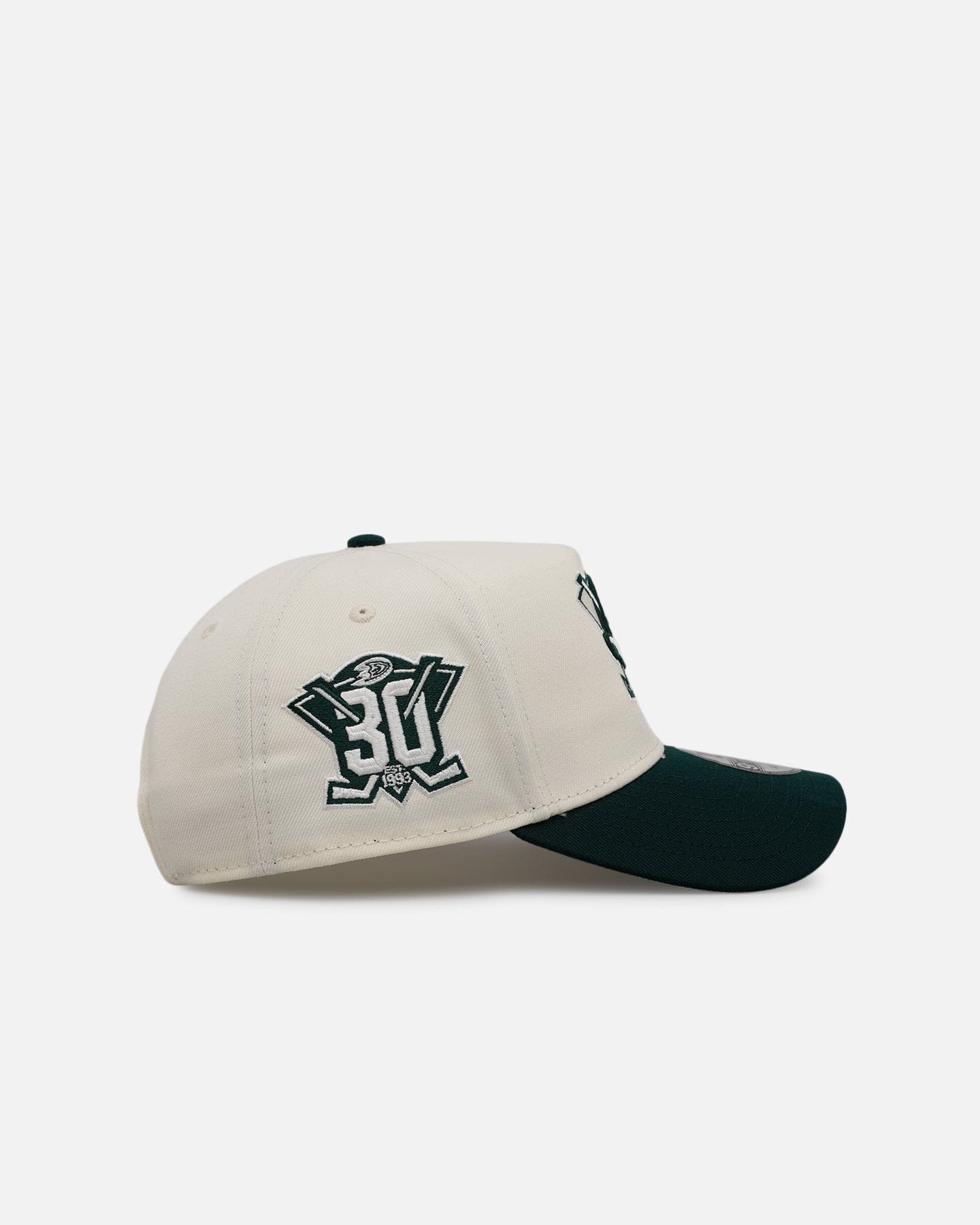 New Era Anaheim Ducks Evergreen 2.0 9FORTY A - Frame Snapback Chrome/Dark Green