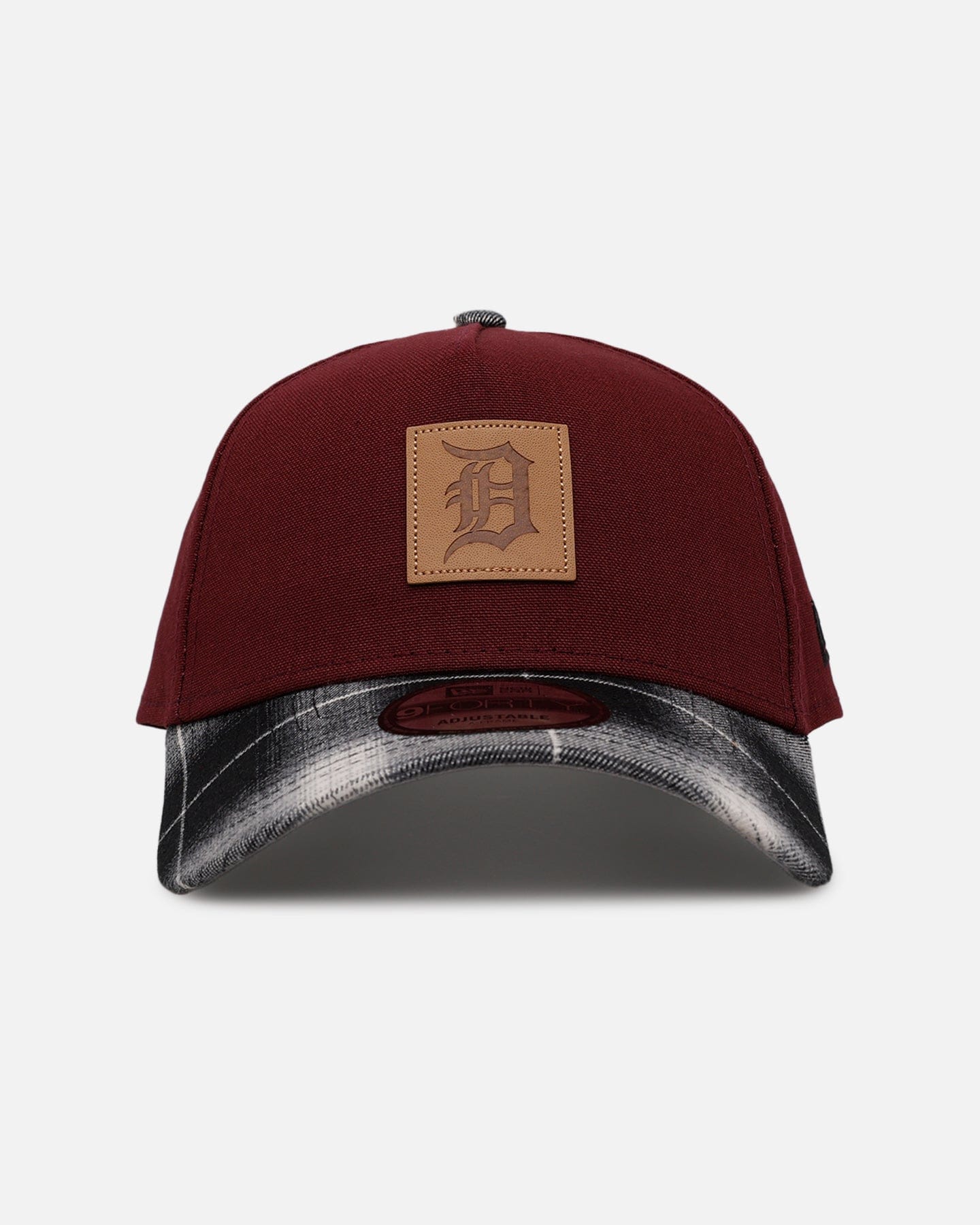 New Era Detroit Tigers Workwear 9FORTY A - Frame Snapback Maroon