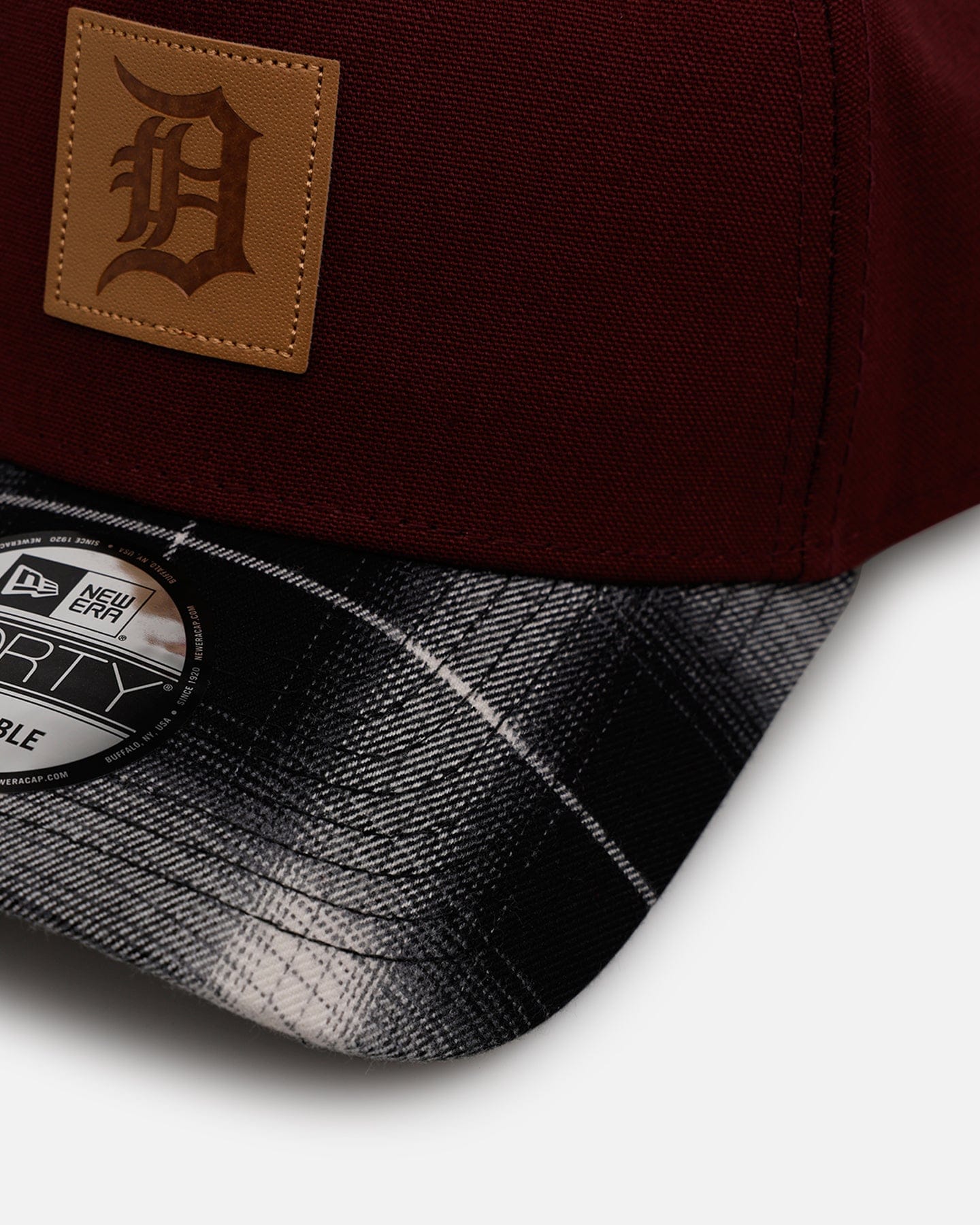 New Era Detroit Tigers Workwear 9FORTY A - Frame Snapback Maroon