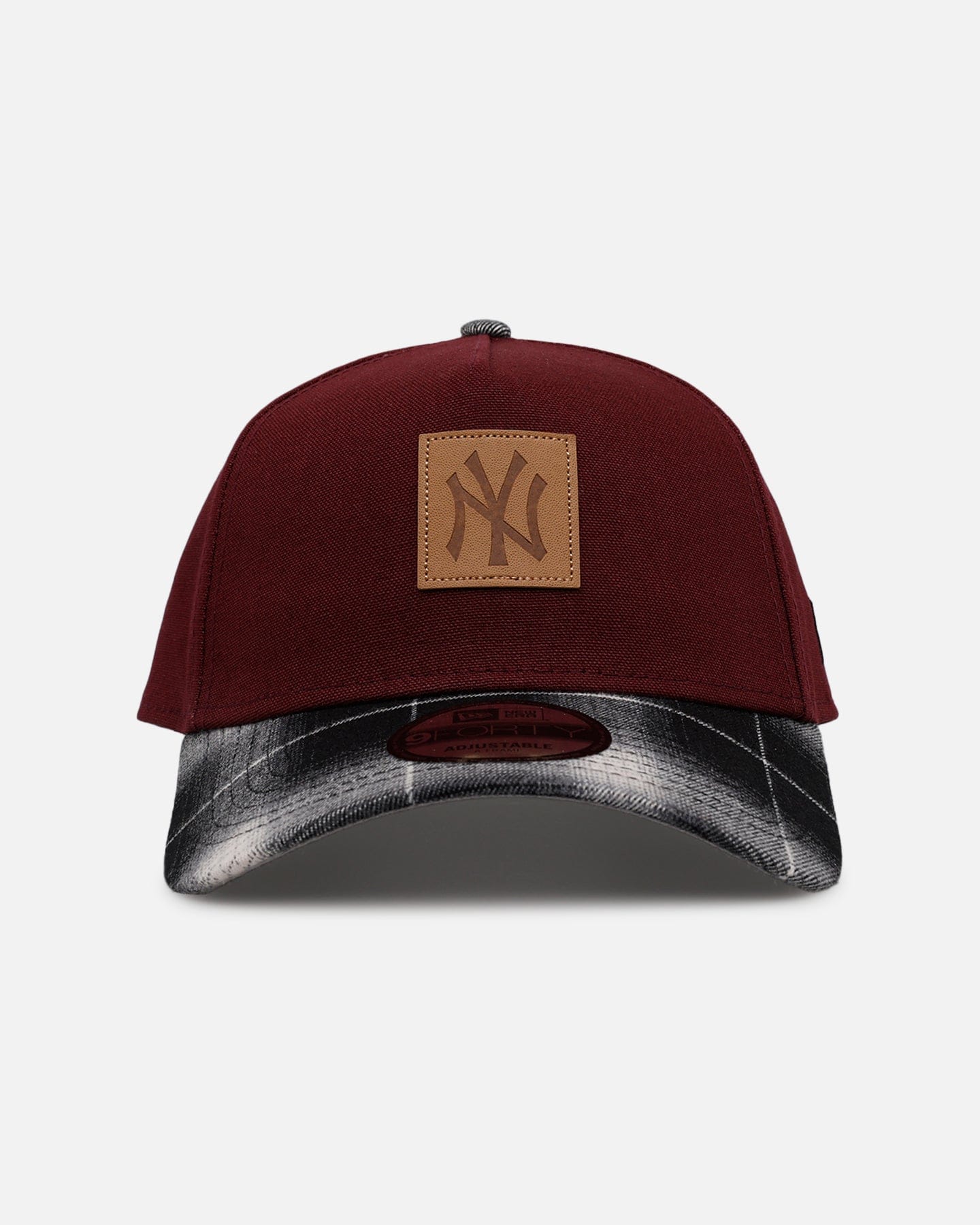 New Era New York Yankees Workwear 9FORTY A - Frame Snapback Maroon