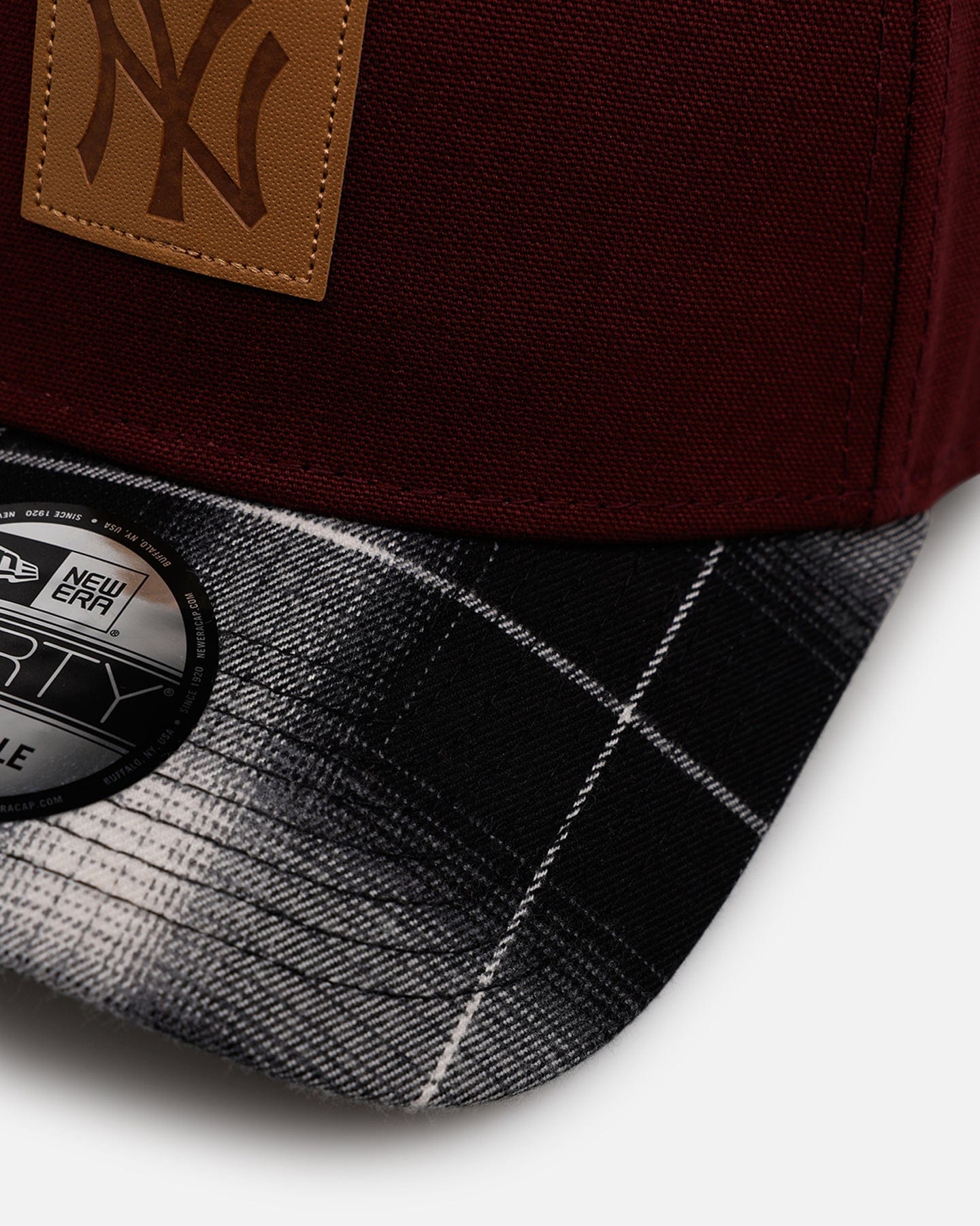 New Era New York Yankees Workwear 9FORTY A - Frame Snapback Maroon