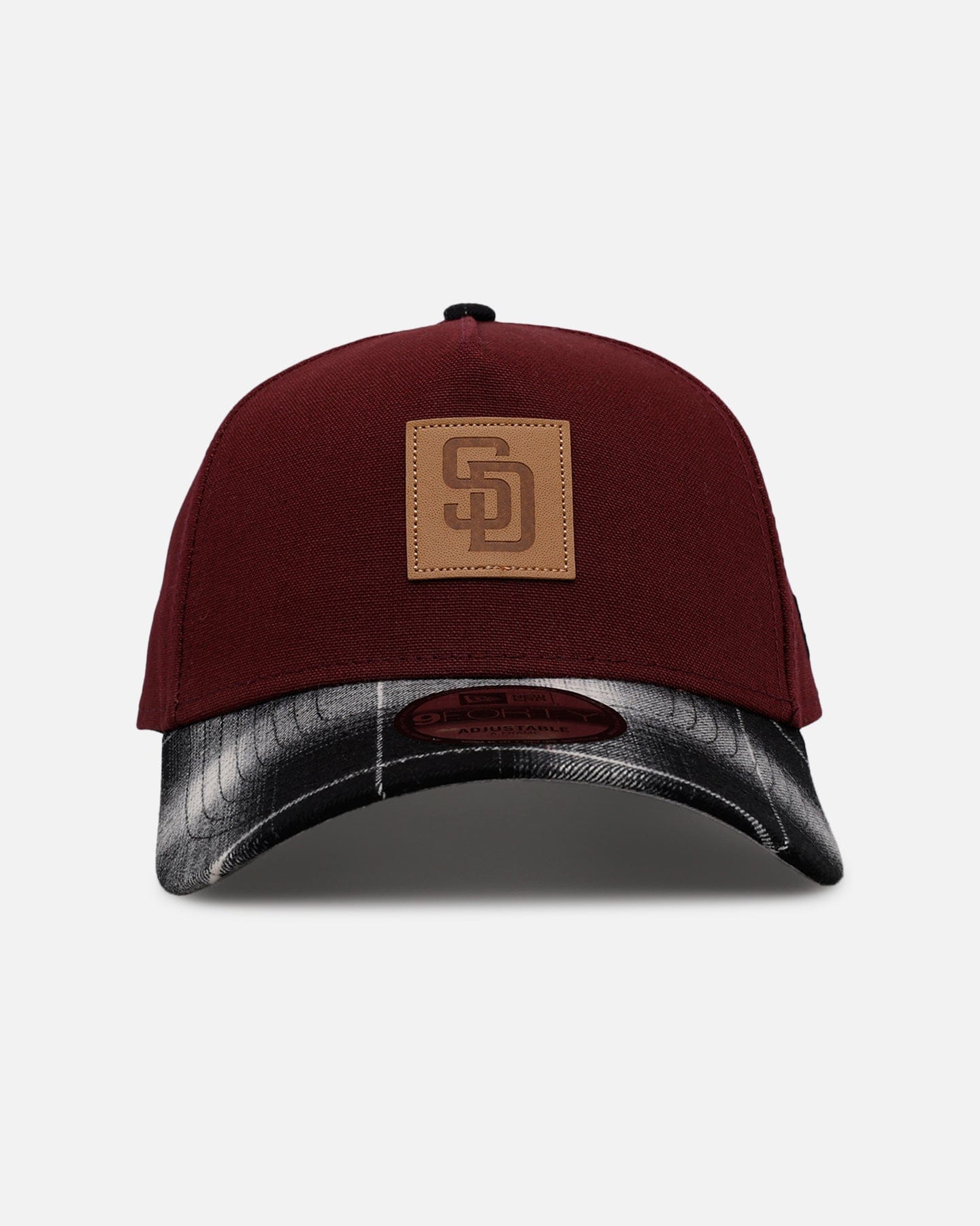 New Era San Diego Padres Workwear 9FORTY A - Frame Snapback Maroon