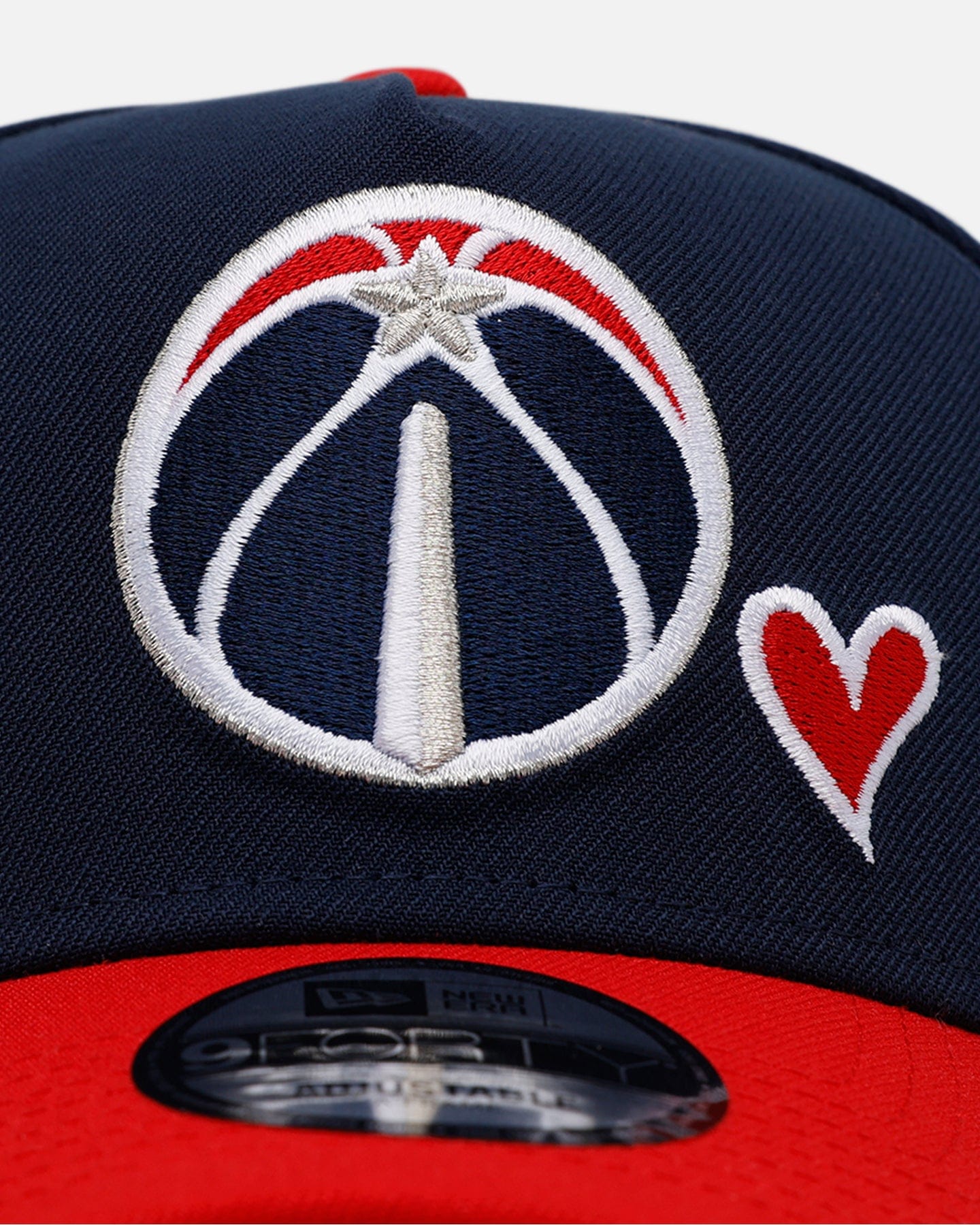 New Era Washington Wizards Team Color Hearts 9FORTY A - Frame Snapback Official Team Color
