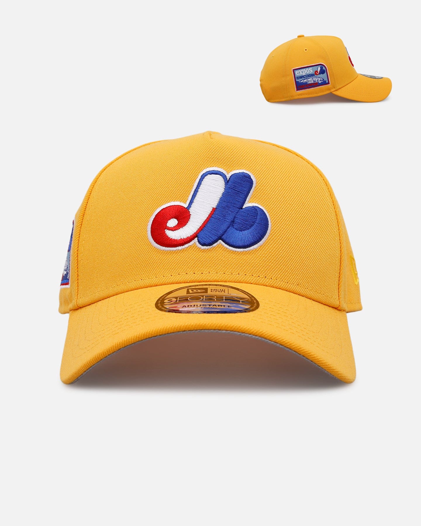 New Era Montreal Expos Sunshine 9FORTY A - Frame Snapback Canary
