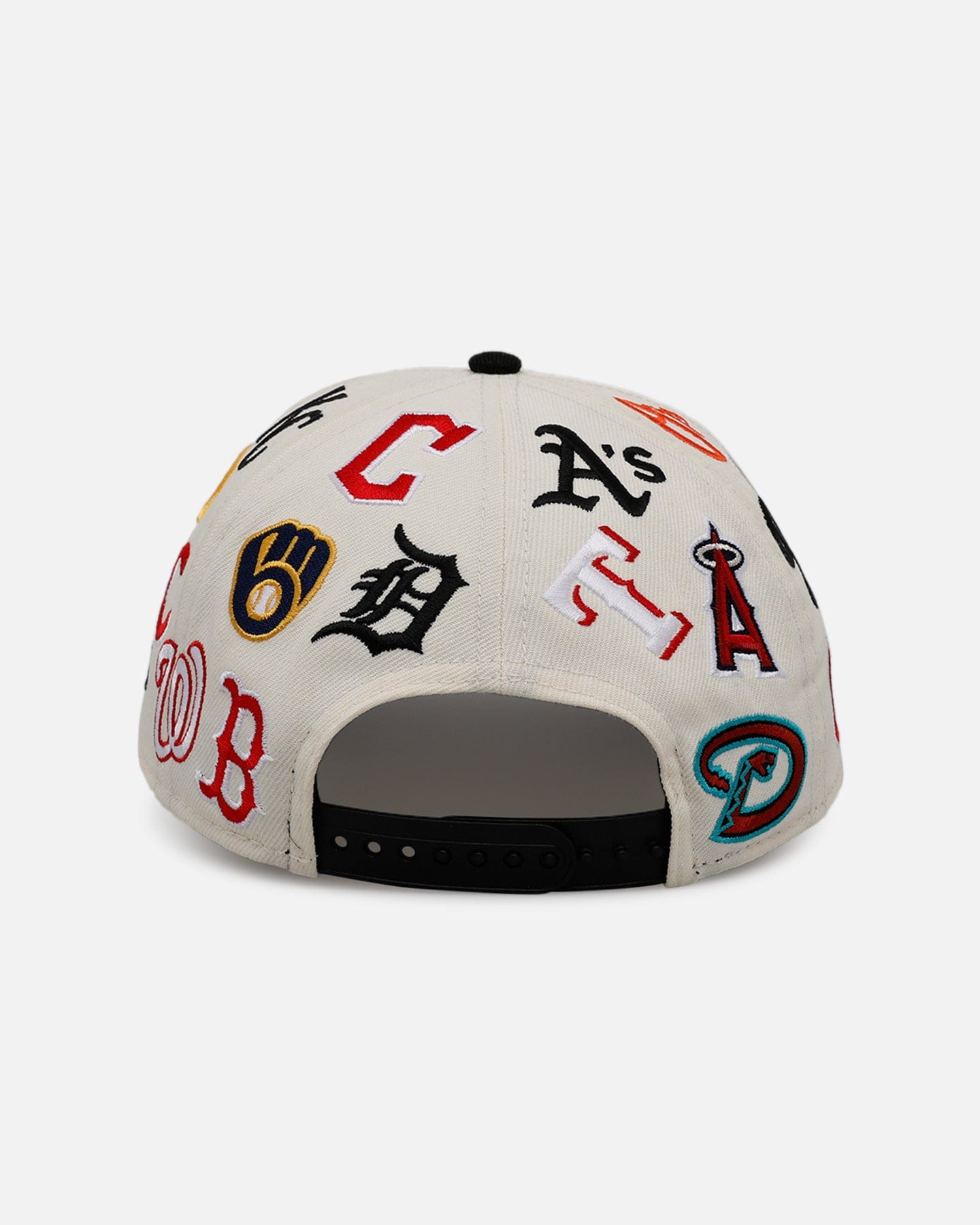 New Era MLB All Over Leagues 9FORTY A - Frame Snapback Chrome/Black