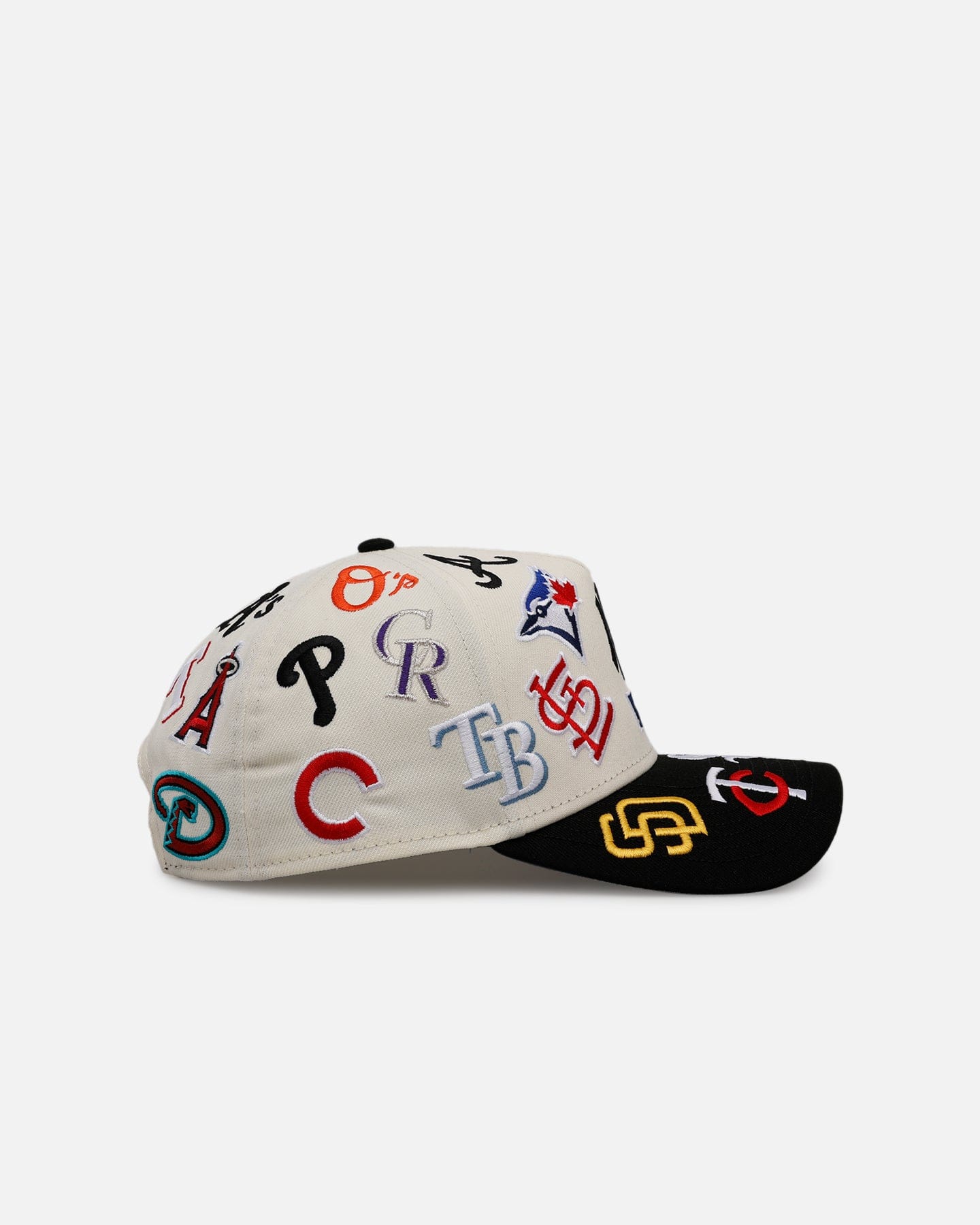 New Era MLB All Over Leagues 9FORTY A - Frame Snapback Chrome/Black