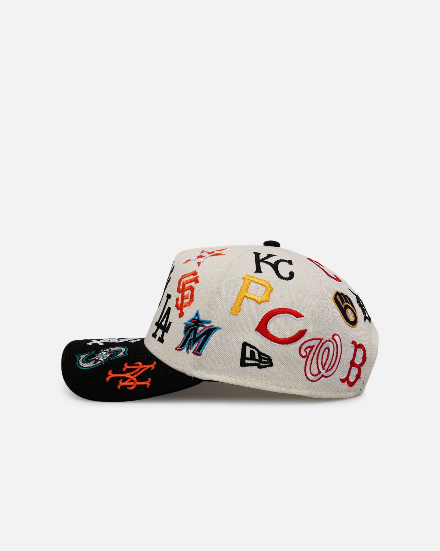 New Era MLB All Over Leagues 9FORTY A - Frame Snapback Chrome/Black