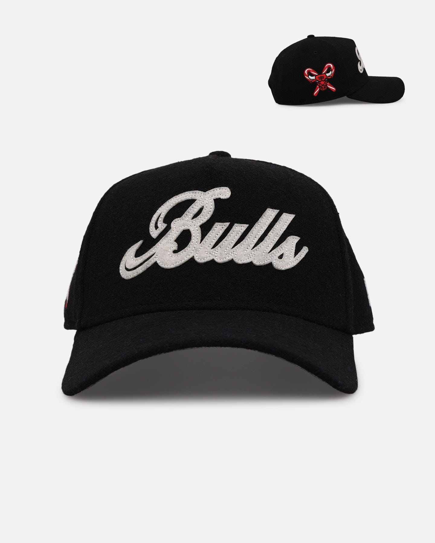 New Era Chicago Bulls Candy Cane Side Patch 9FORTY A - Frame Snapback Official Team Color
