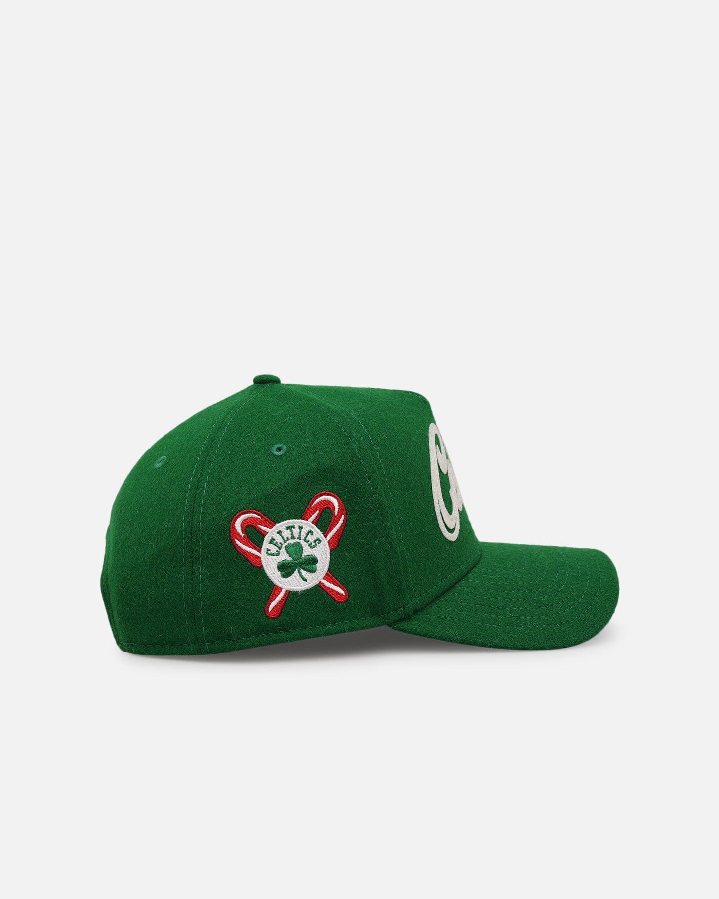 New Era Boston Celtics Candy Cane Side Patch 9FORTY A - Frame Snapback Official Team Color