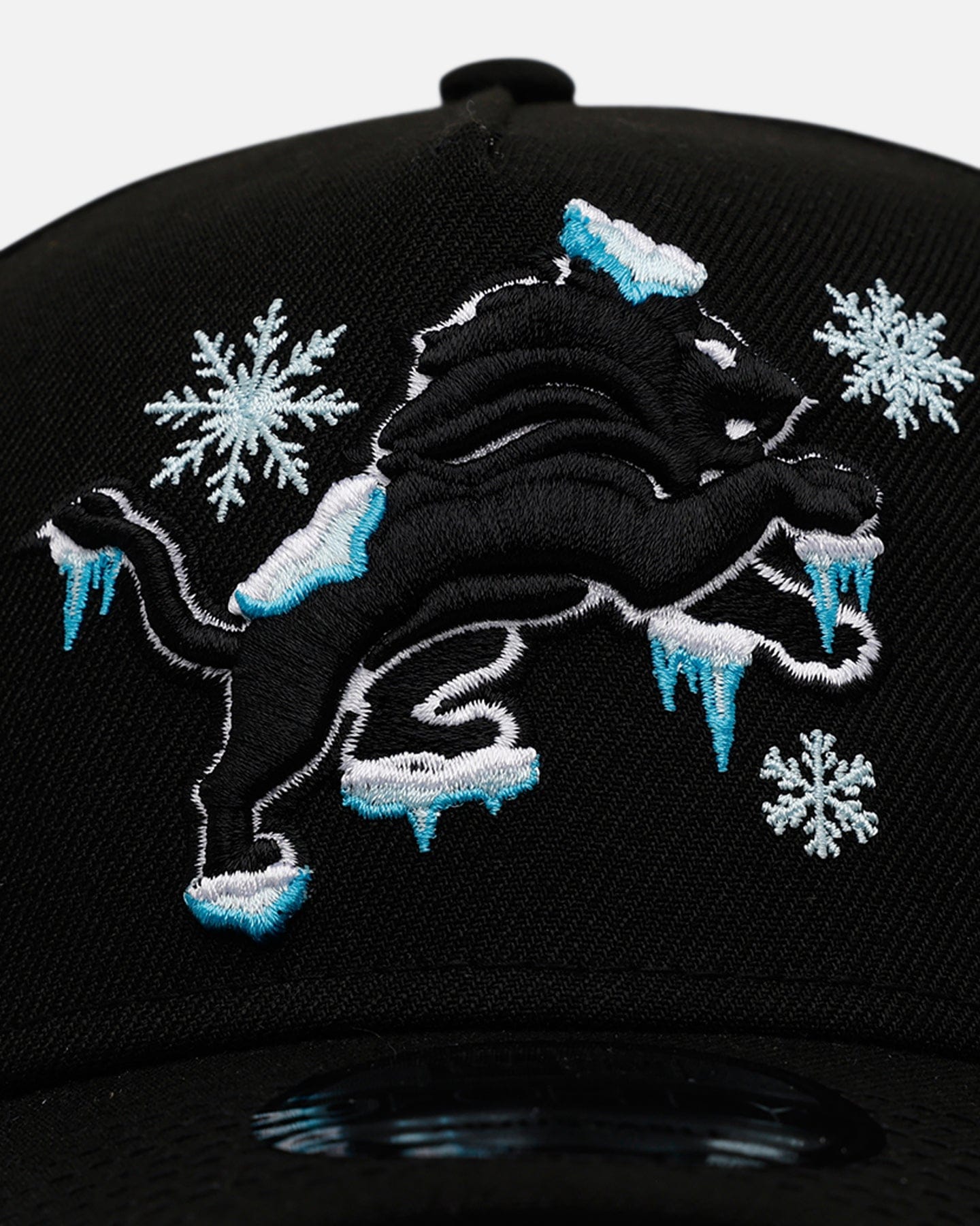 New Era Detroit Lions Cold As Ice 9FORTY A - Frame Snapback Black