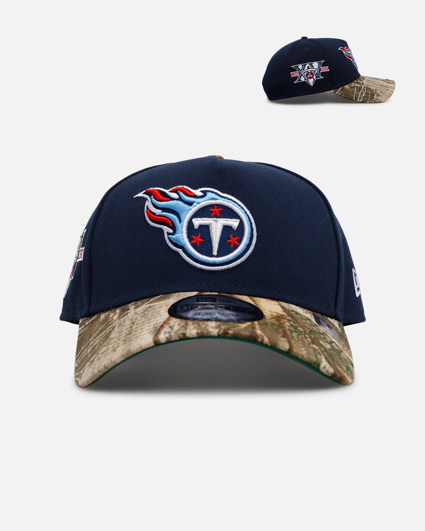 New Era Tennessee Titans Realtree Visor 9FORTY A - Frame Snapback Official Team Color