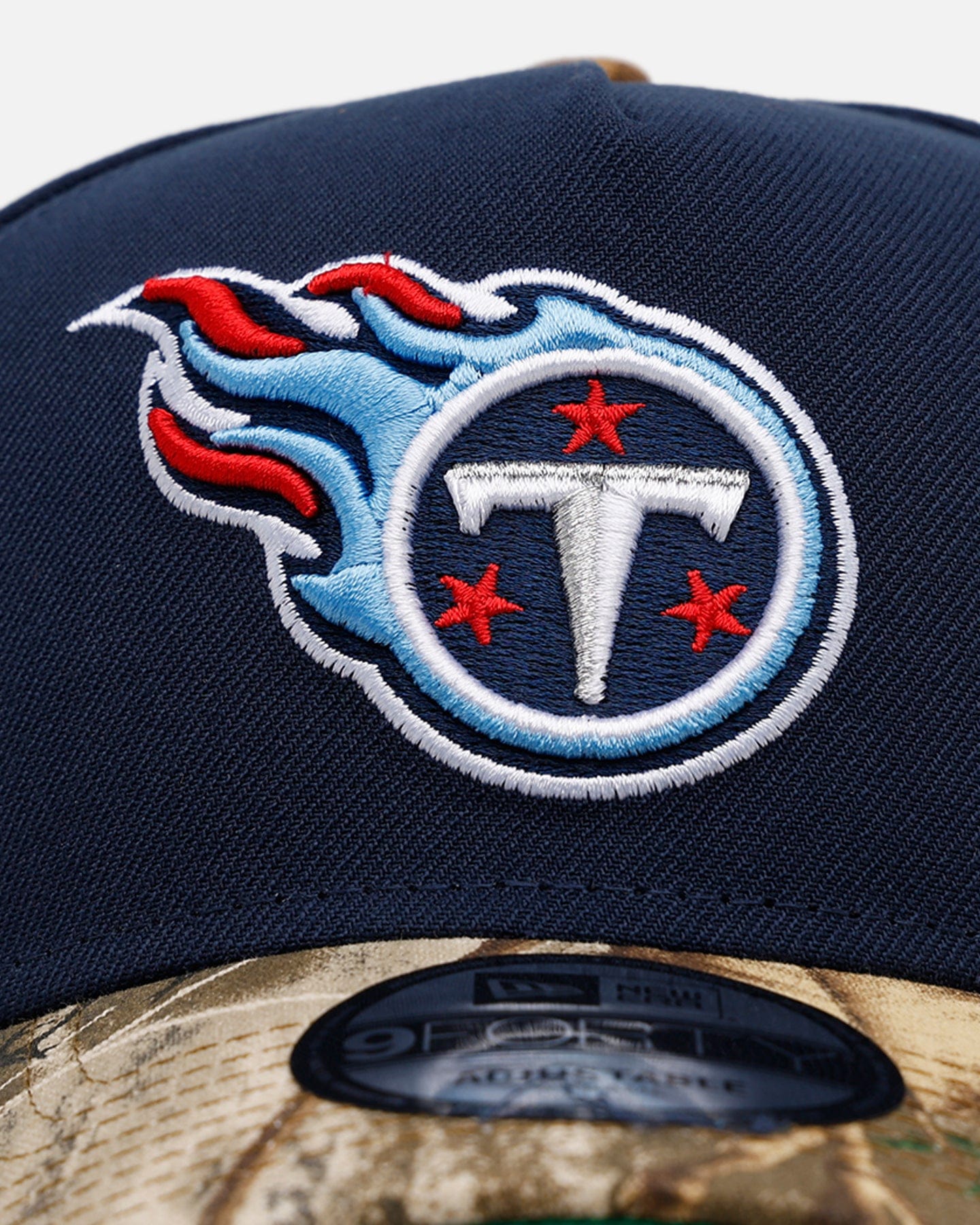New Era Tennessee Titans Realtree Visor 9FORTY A - Frame Snapback Official Team Color