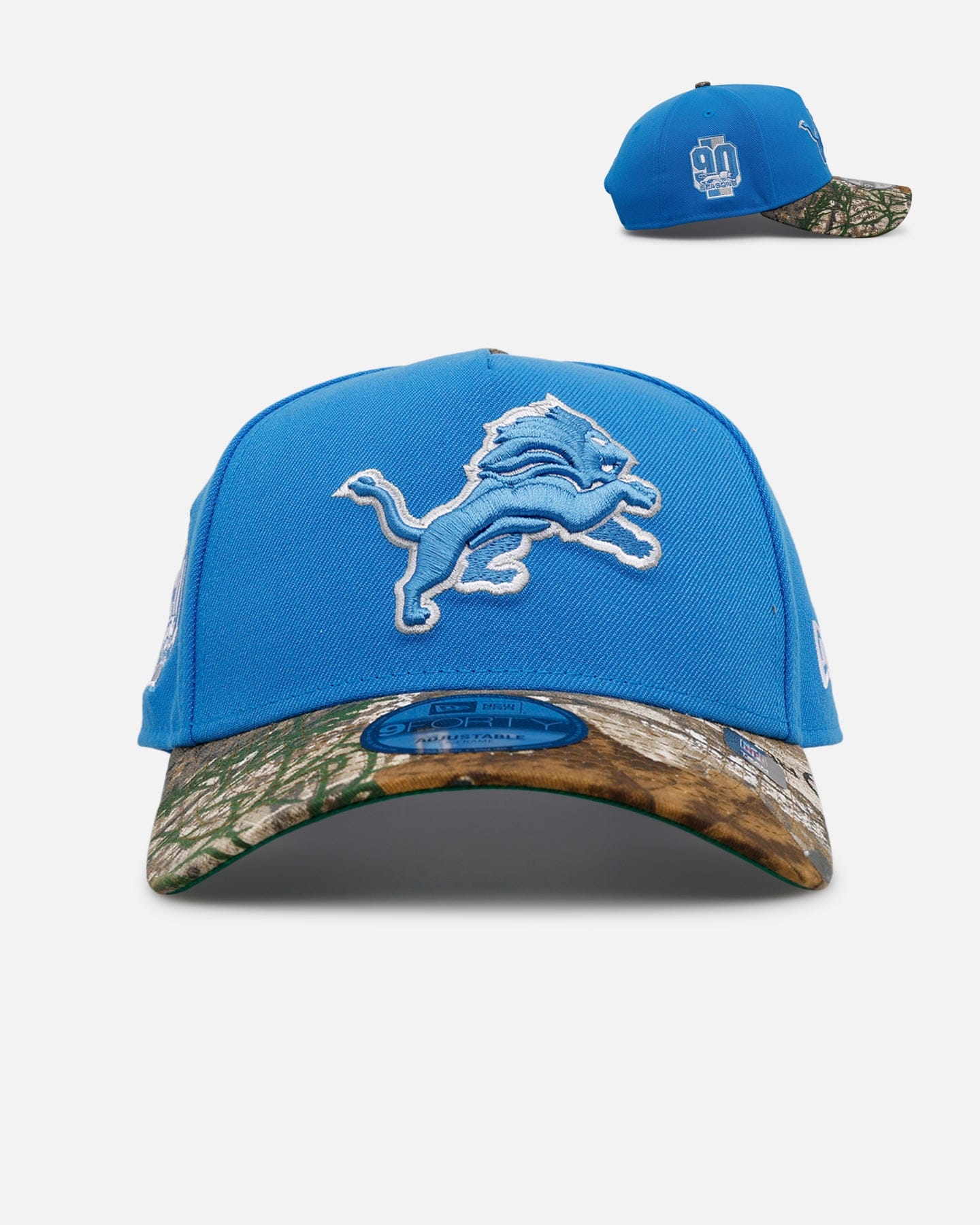 New Era Detroit Lions Realtree Visor 9FORTY A - Frame Snapback Official Team Color