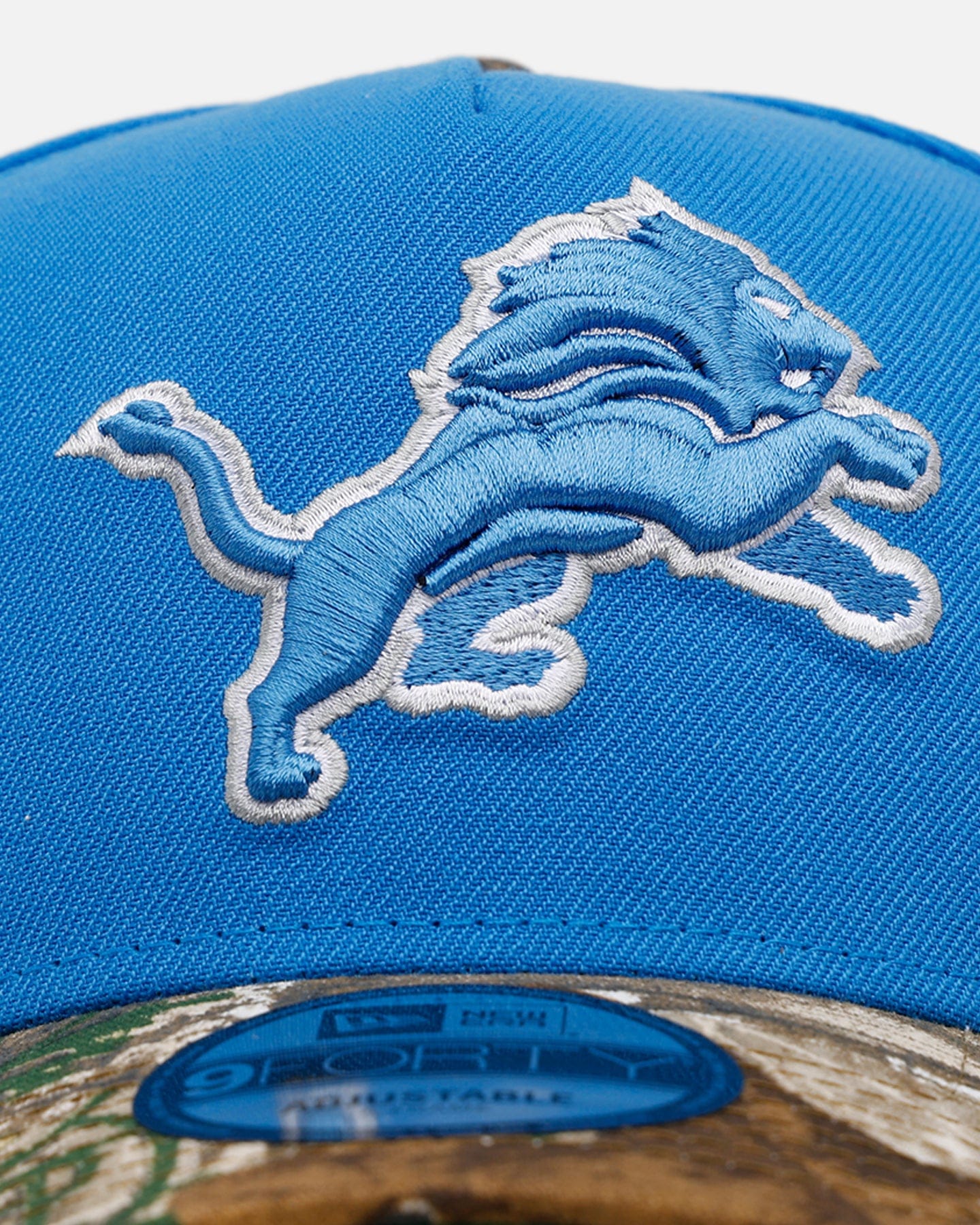 New Era Detroit Lions Realtree Visor 9FORTY A - Frame Snapback Official Team Color