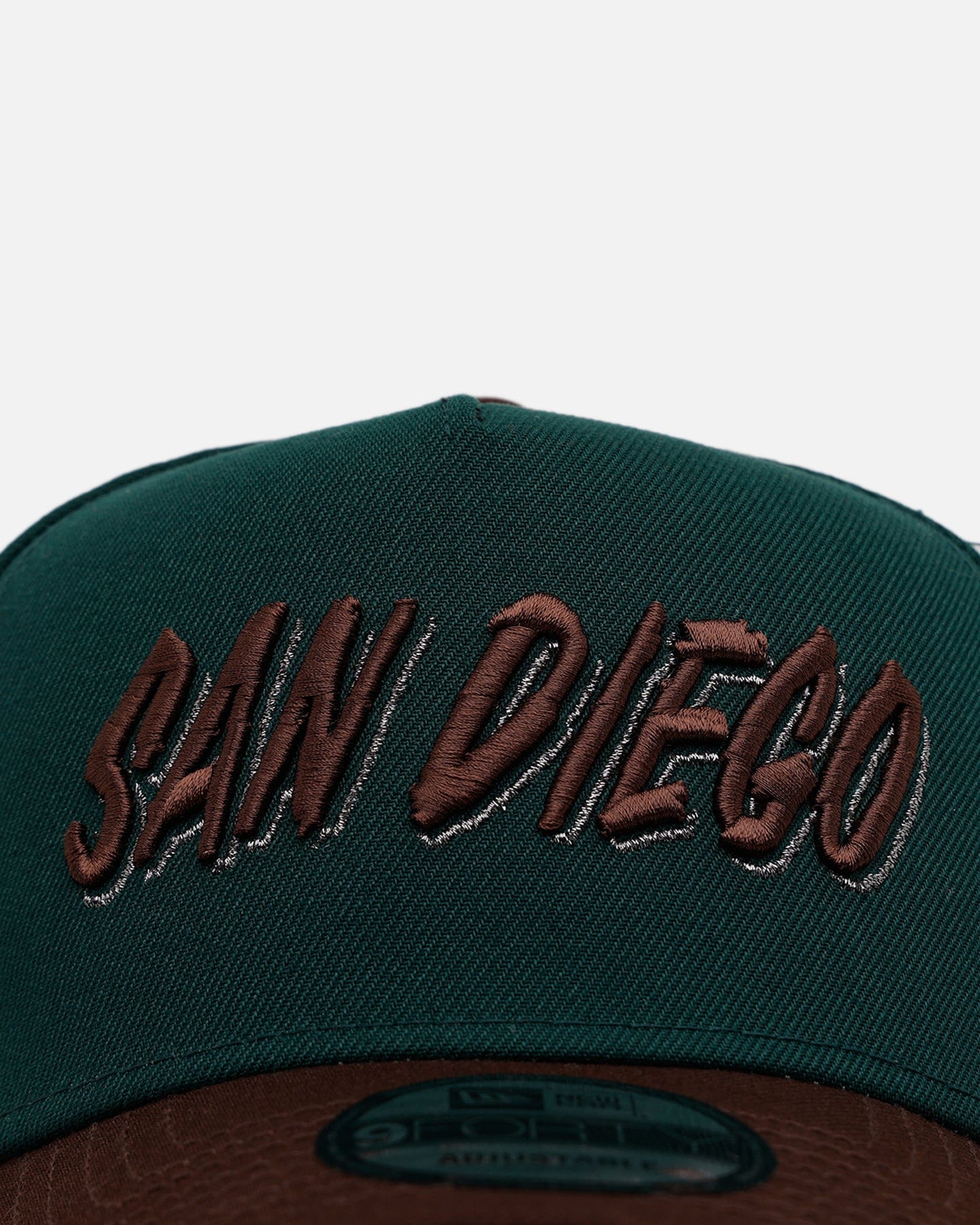 New Era San Diego Padres Rainforest 9FORTY A - Frame Snapback Green/Brown