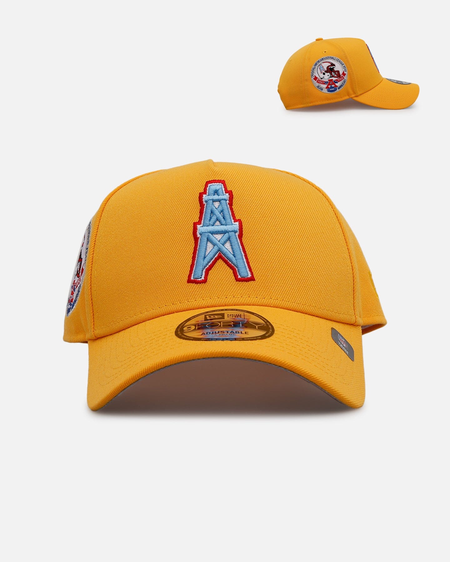 New Era Houston Oilers Sunshine 9FORTY A - Frame Snapback Canary
