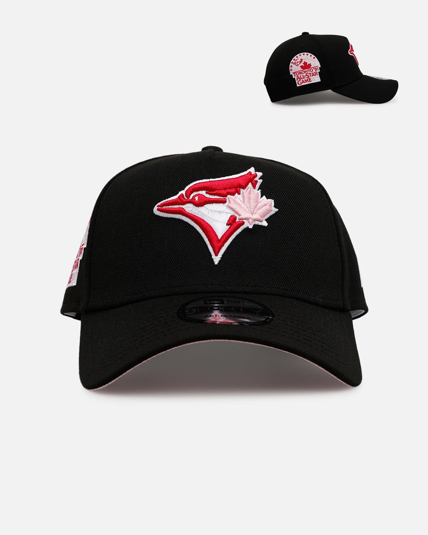 New Era Toronto Blue Jays Black And Pink 9FORTY A - Frame Snapback Black/Pink