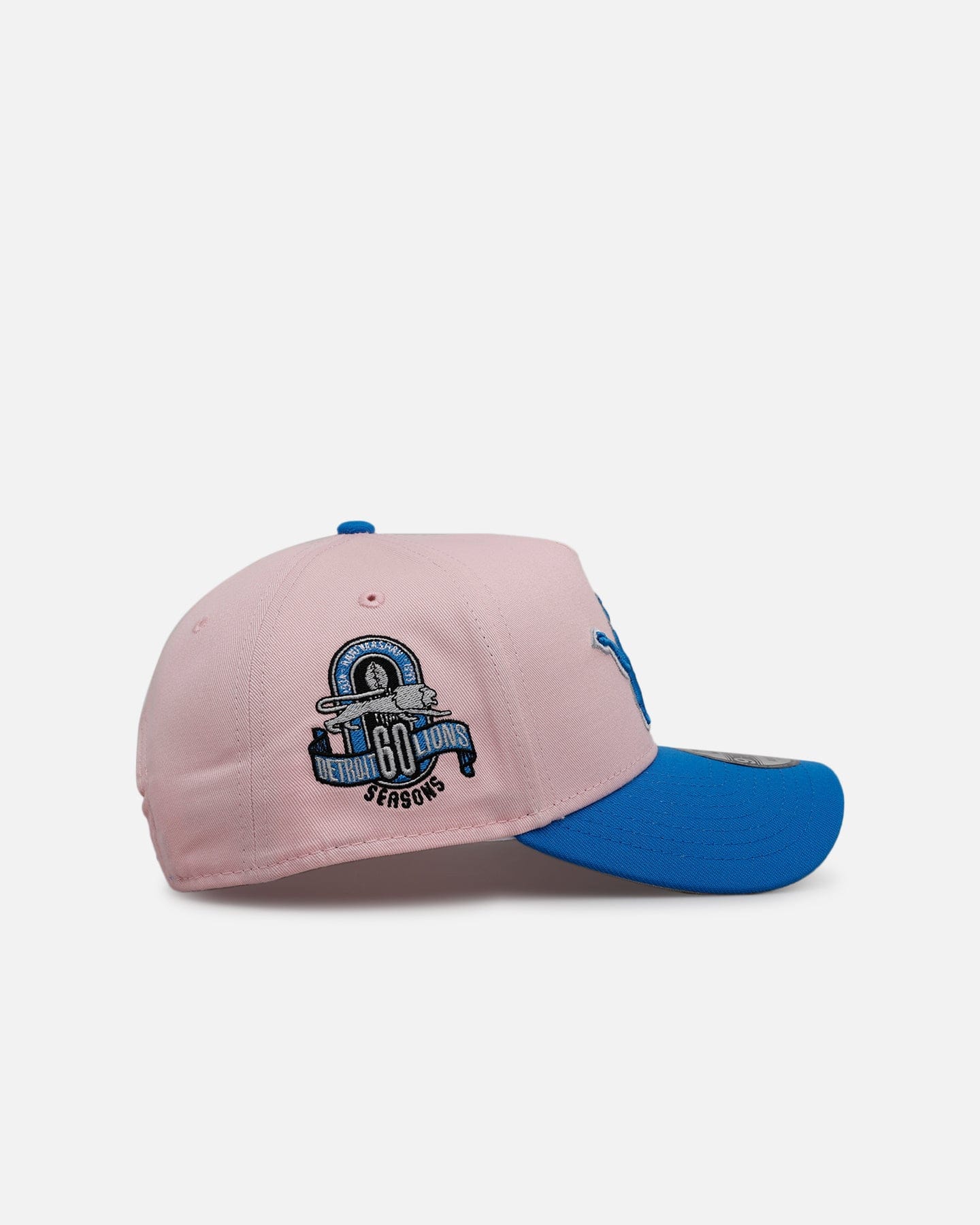 New Era Detroit Lions Pink Crown 9FORTY A - Frame Snapback Pink