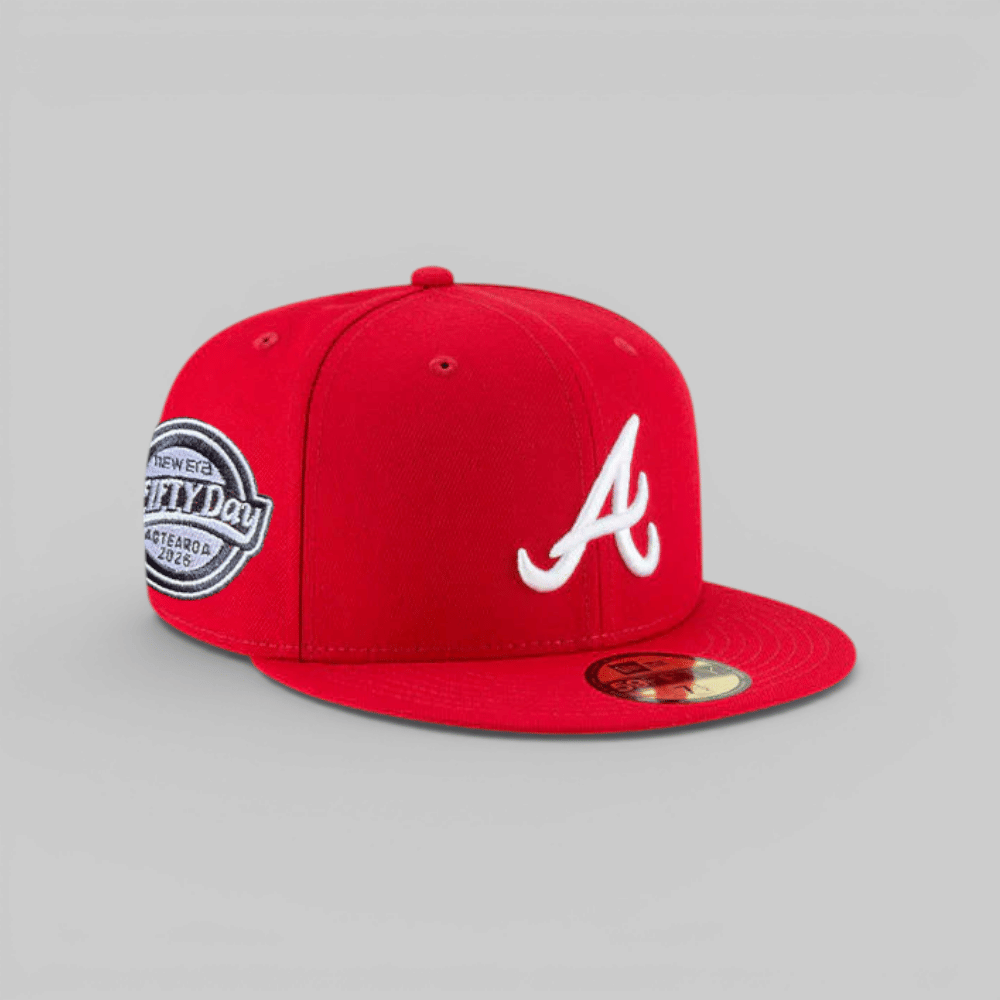 New Era Atlanta Braves 59Fifty Day Aotearoa Scarlet Red