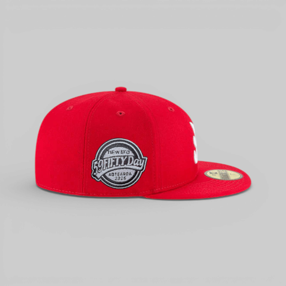 New Era Atlanta Braves 59Fifty Day Aotearoa Scarlet Red
