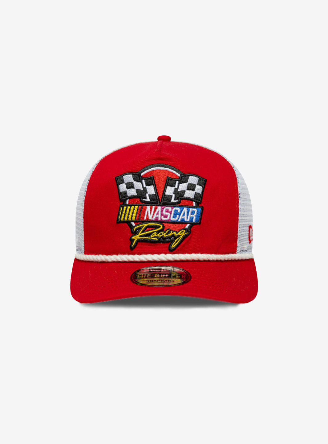 New Era Nascar Classics Flag Red Golfer Cap