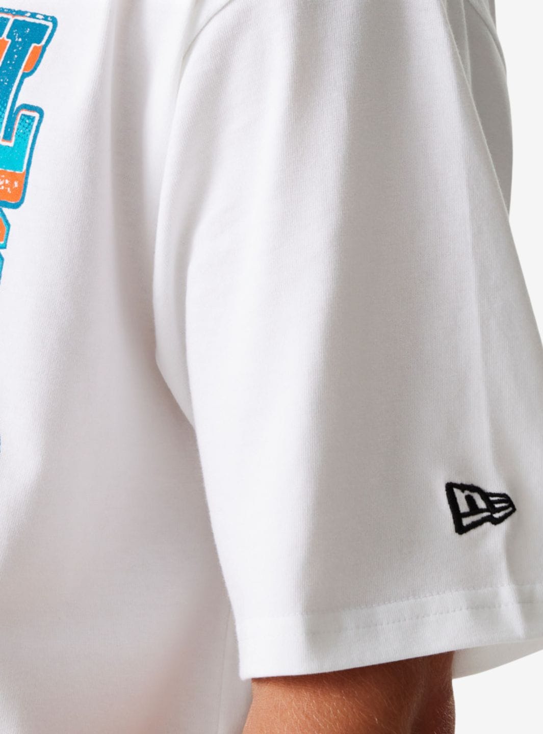 New Era Miami Dolphins NFL Super Bowl White Oversized T - Shirt