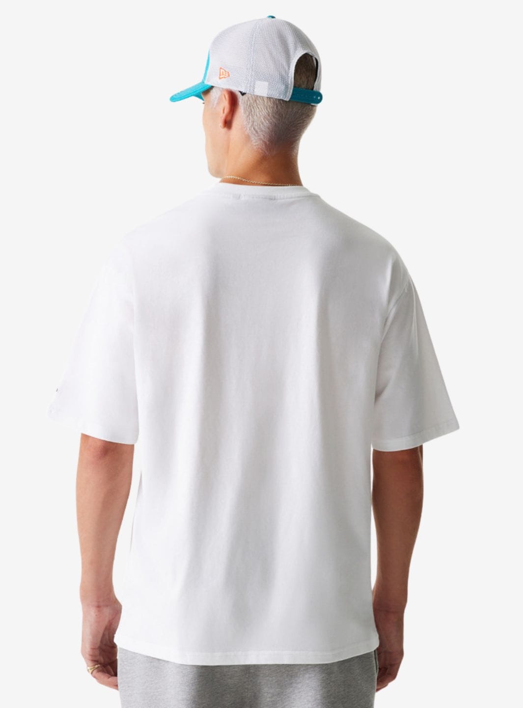 New Era Miami Dolphins NFL Super Bowl White Oversized T - Shirt