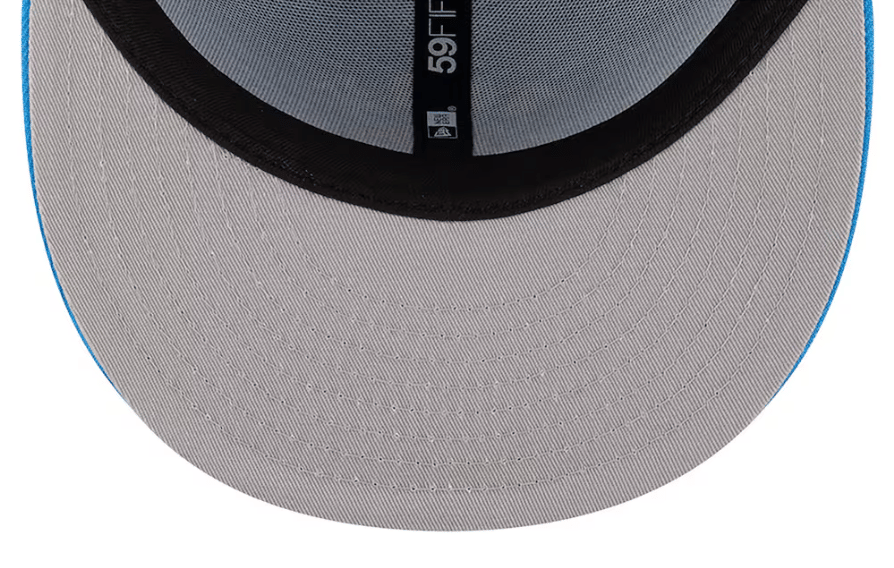 New Era Born x Raised Chargers New Era Fitted Hat Powder Blue